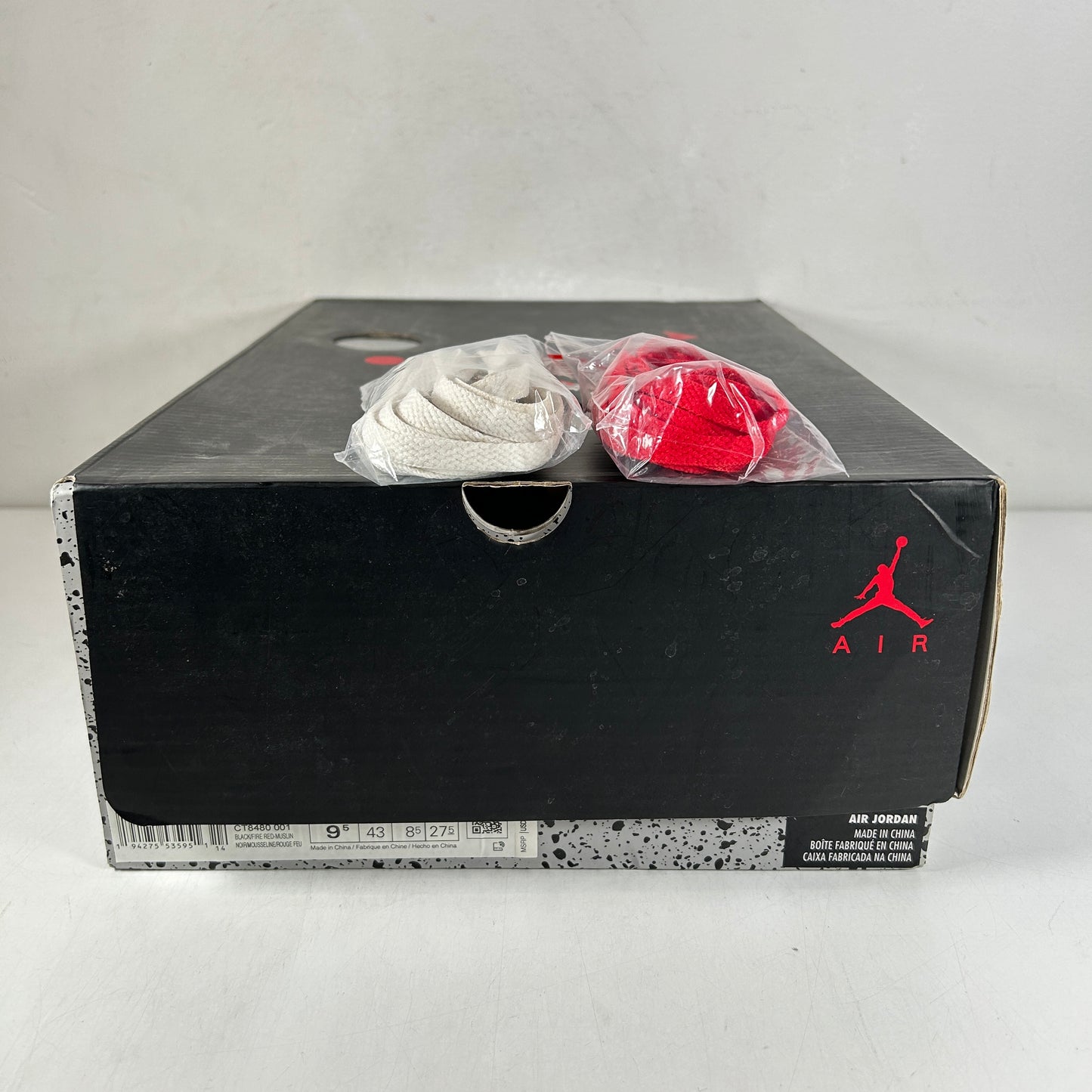 CT8480 001 Jordan 5 Off-White Black [USED] - 9.5 M (Used2)