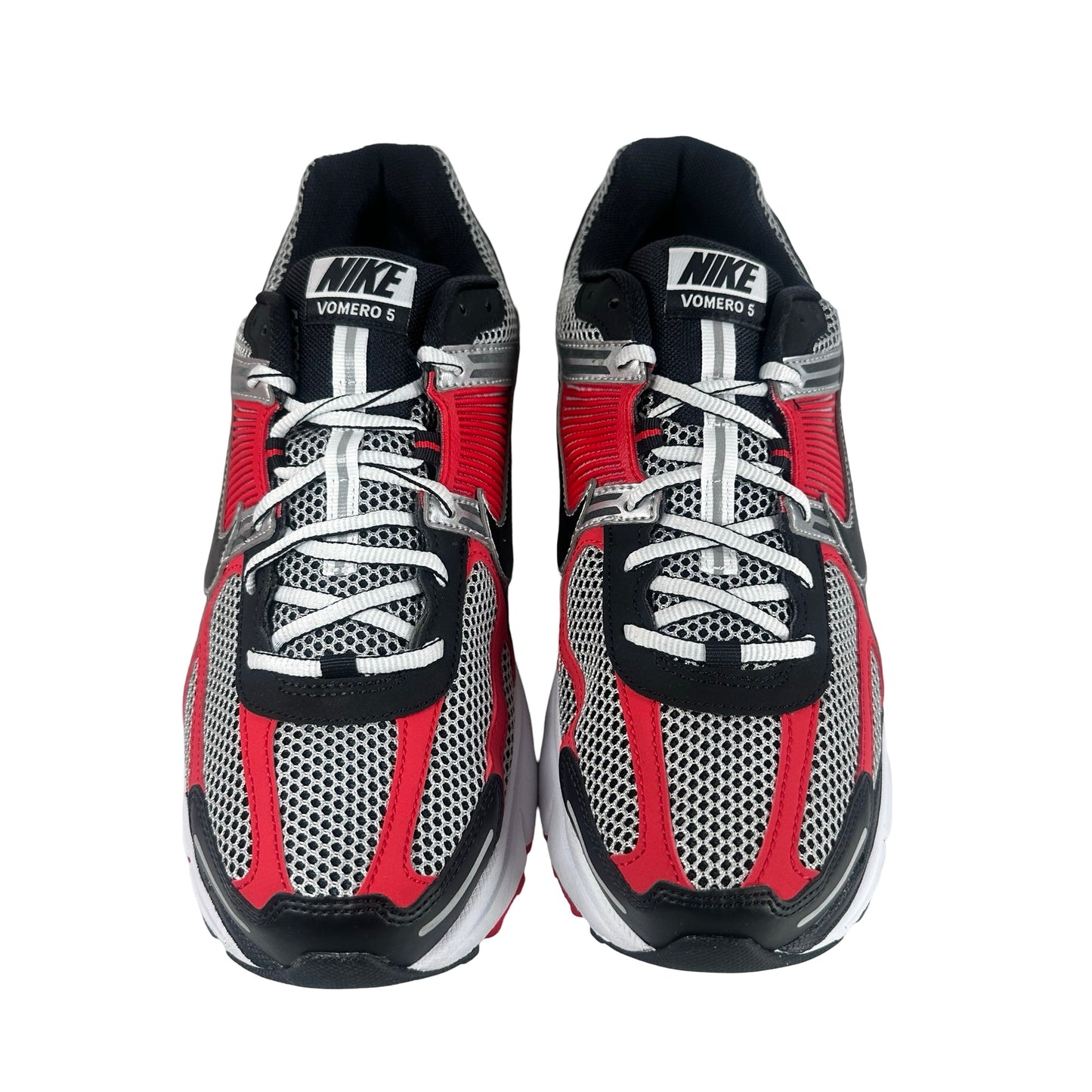 HV0926 095 Nike Zoom Vomero 5 Metallic Silver University Red [USED] - 12 M (Used)