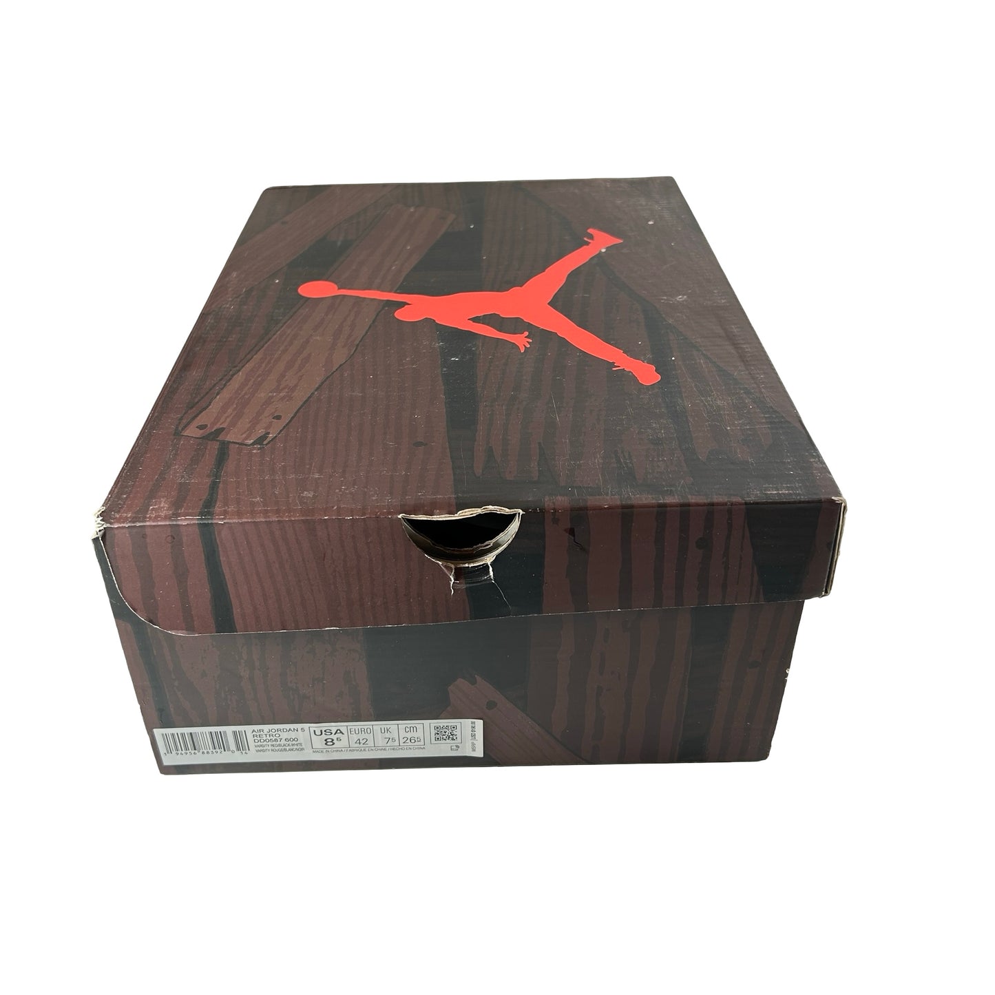 DD0587 600 Jordan 5 Raging Bull Red (2021) [USED] - 8.5 M (Used)