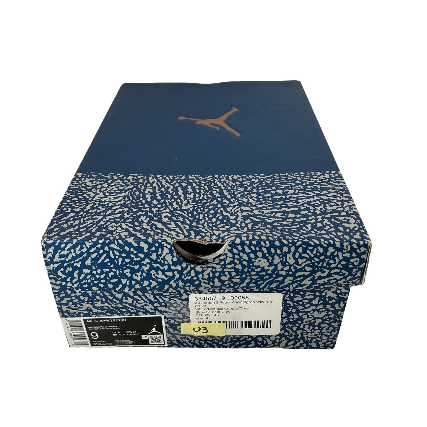 CT8532 148 Jordan 3 Retro Wizards [USED] - 9 M (Used3)