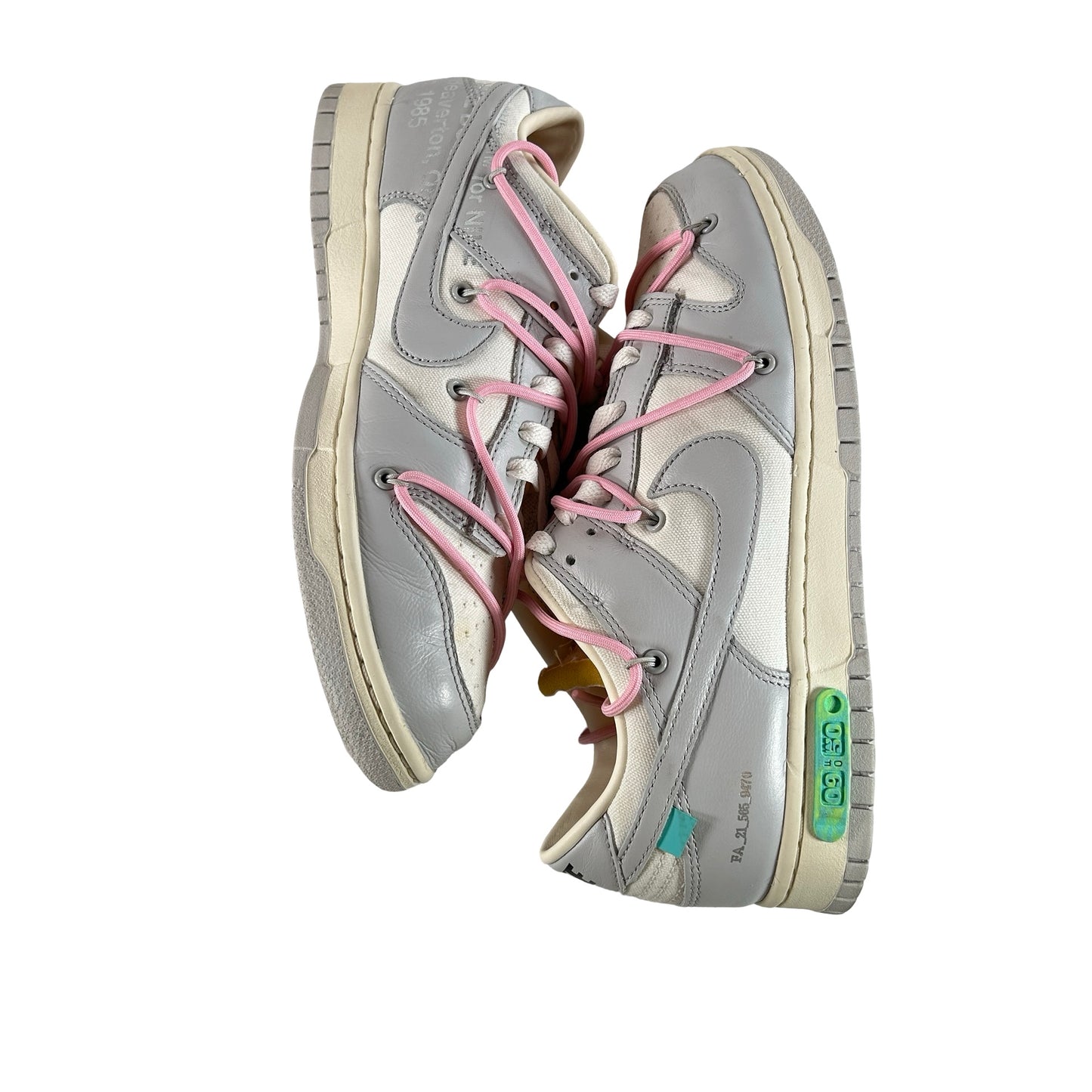 DM1602 109 Nike Dunk Low Off-White Lot 9 [USED] - 10 M (Used)
