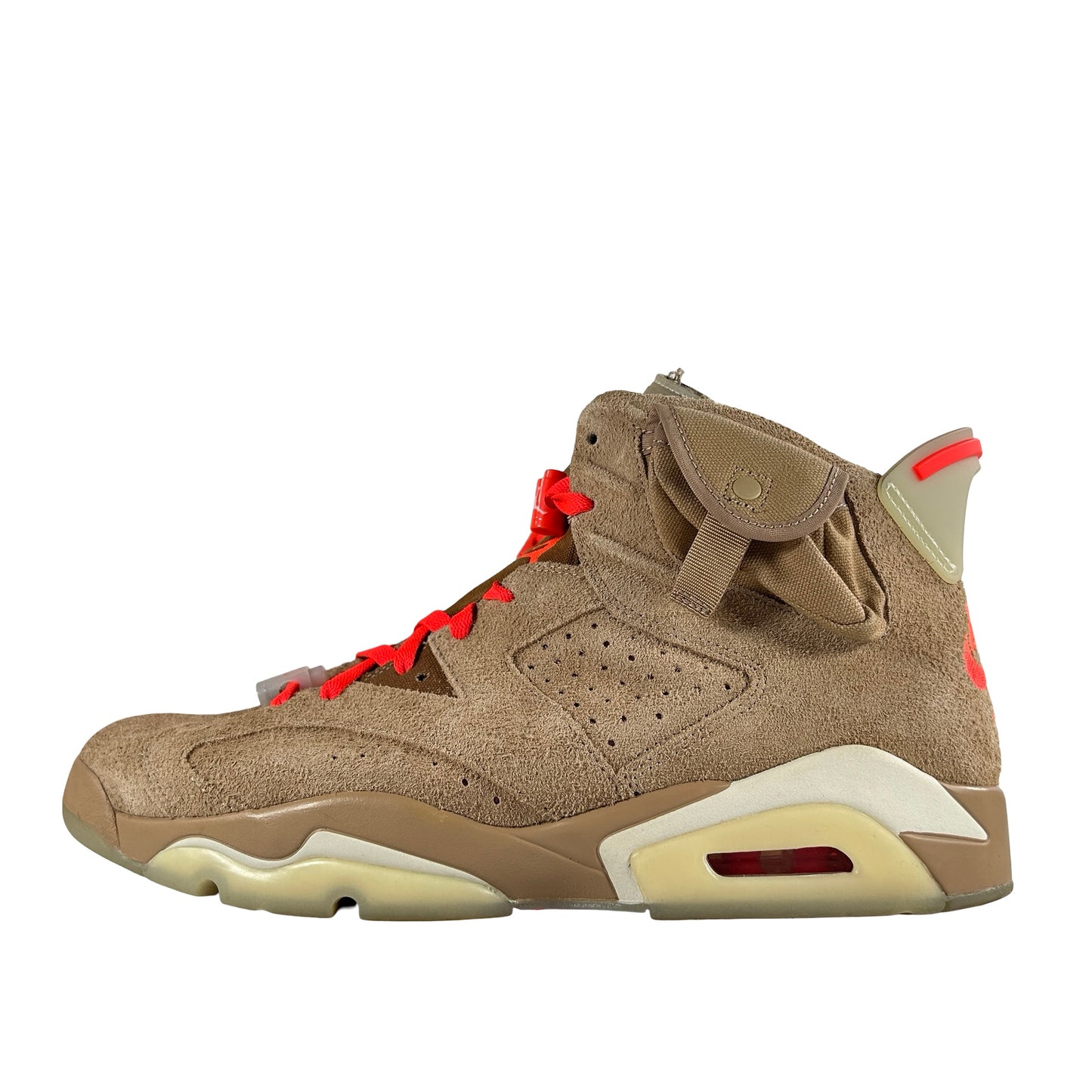 DH0690 200 Jordan 6 Retro Travis Scott British Khaki [USED] - 13 M (Used8)