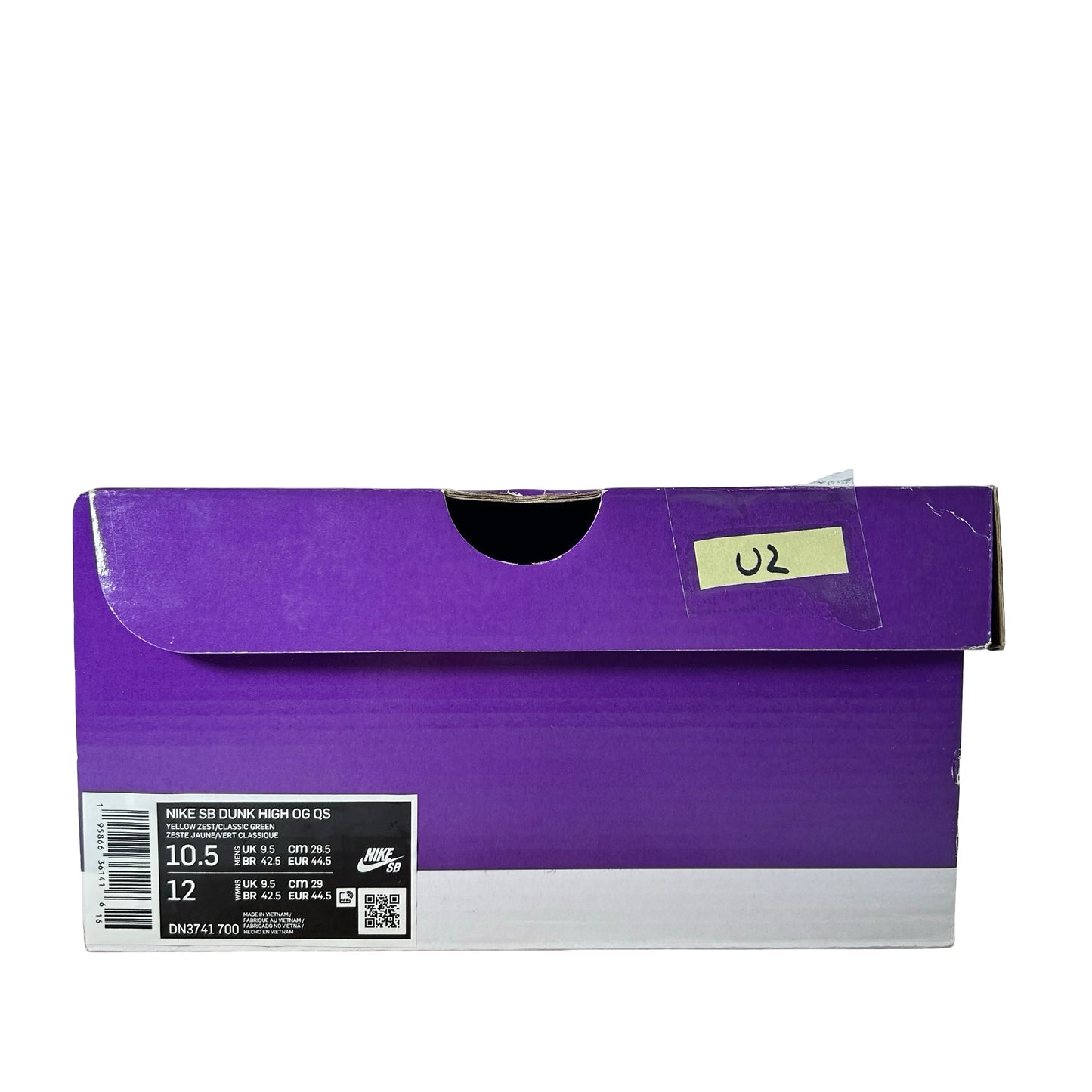 DN3741 700 Nike SB Dunk High Supreme By Any Means Brazil [USED] - 10.5 M (Used2)