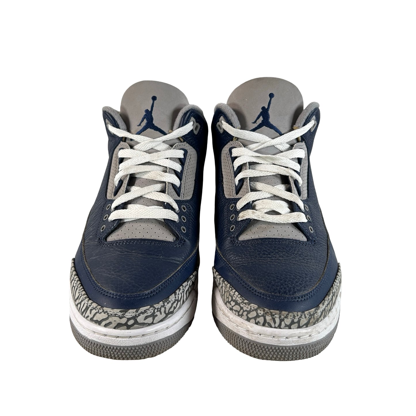 CT8532 401 Jordan 3 Georgetown [USED] - 10 M (Used) (No Box)