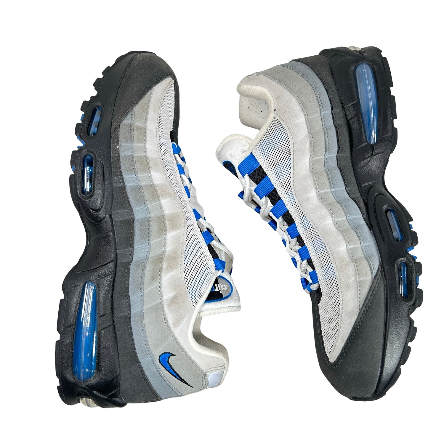 IM7410 100 Nike Air Max 95 OG Big Bubble Blue Spark [USED] - 12 M (Used) (No Box)
