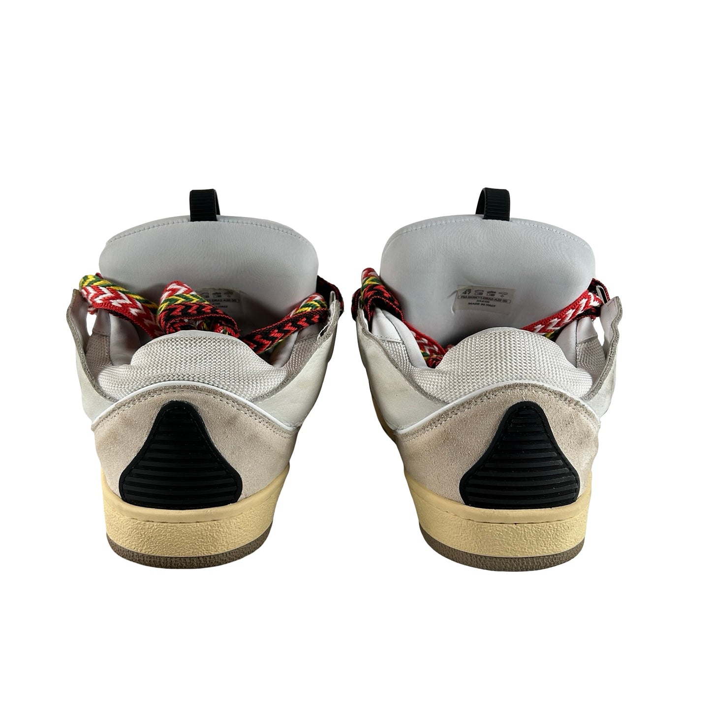 FM SKRK11 DRAG A2000 Lanvin Leather Curb White Ivory [USED] - EU 47 (Used)