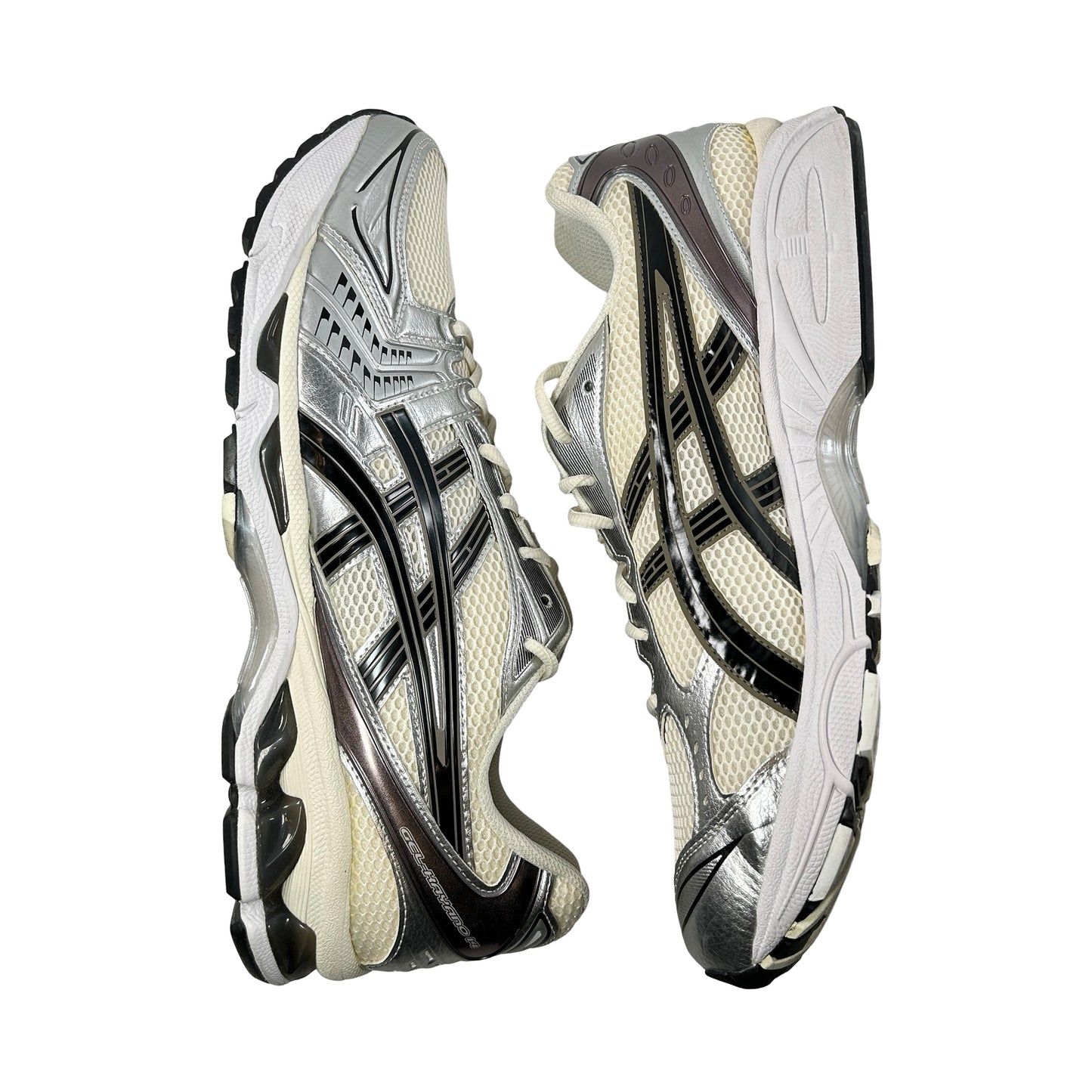 1201A019 108 ASICS Gel-Kayano 14 Cream Black Metallic Plum [USED] - 14 M (VNDS)
