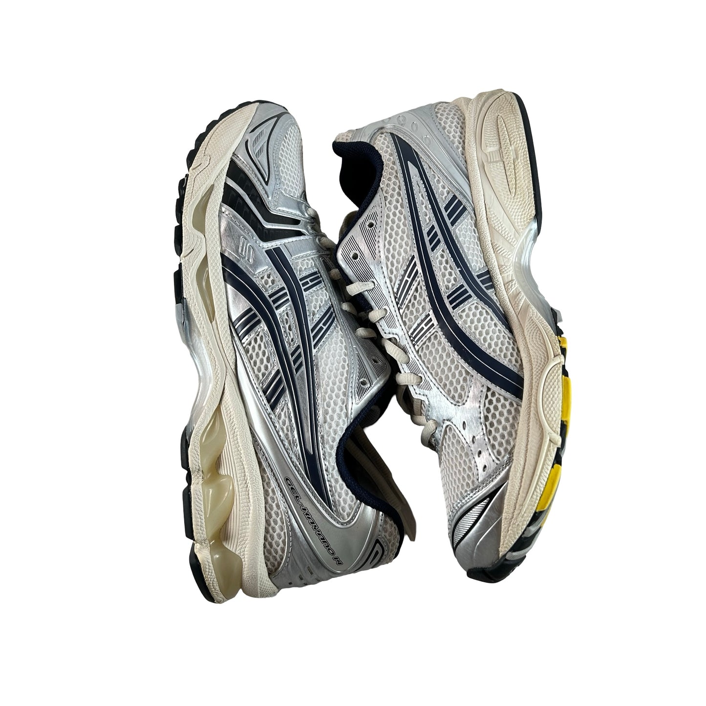 1203A961 100 ASICS Gel-Kayano 14 JJJJound White Navy [USED] - 10 M (Used)