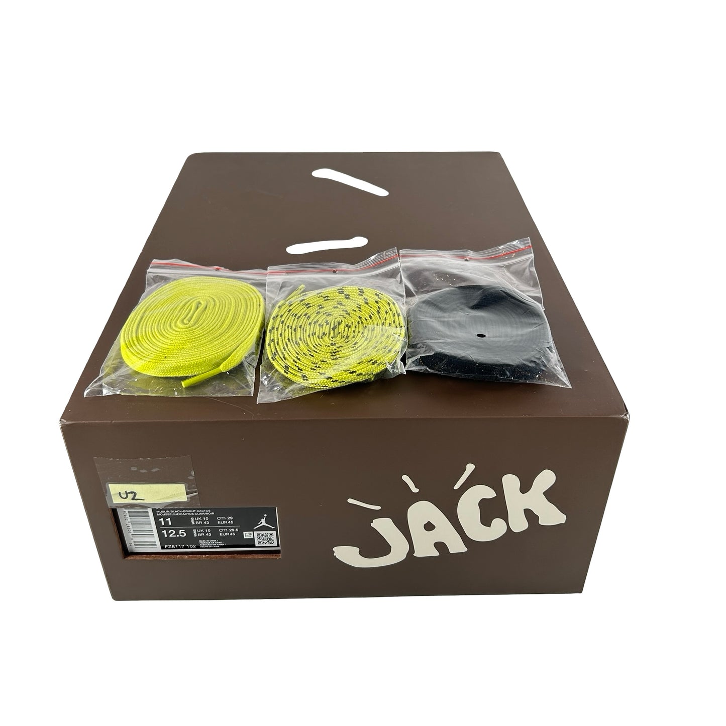FZ8117 102 Jordan Jumpman Jack TR Travis Scott Bright Cactus [USED] - 11 M (Used2)