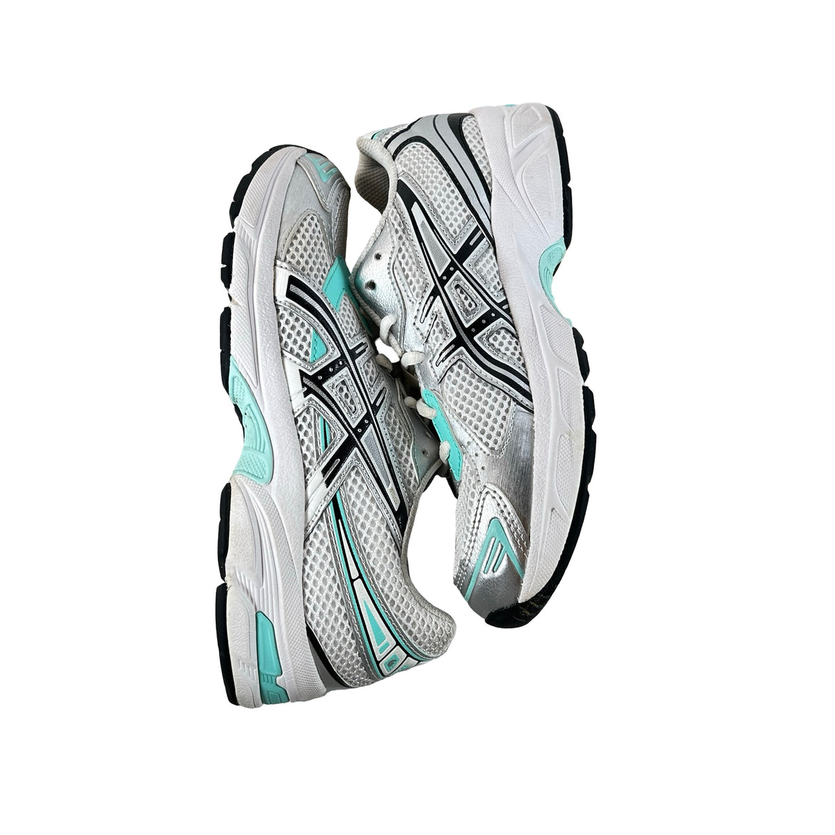 1204A163 102 ASICS Gel-1130 White Aqua (GS) [USED] - 5.5 M (Used2) (Replace Box2)