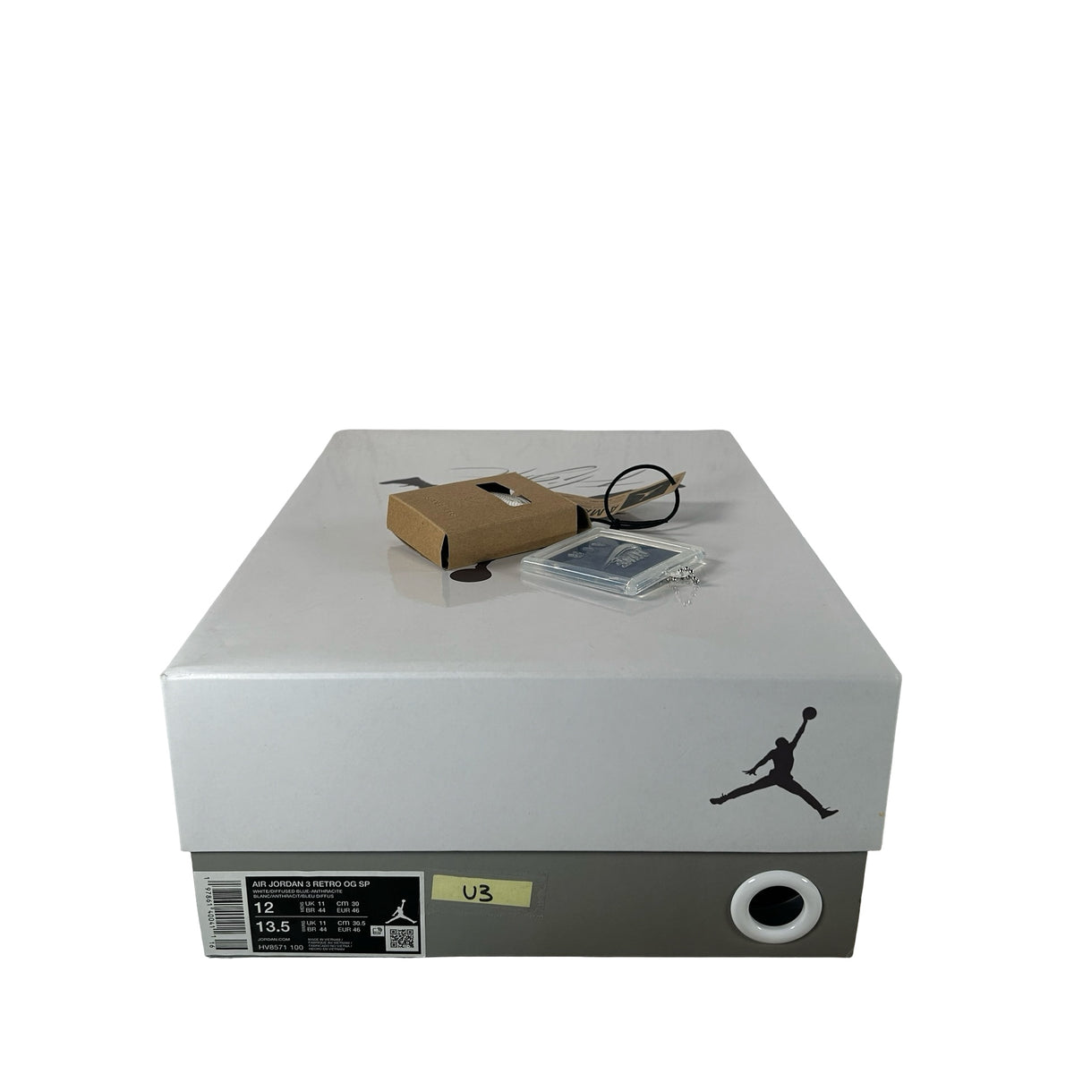 HV8571 100 Jordan 3 Retro OG SP A Ma Maniére Diffused Blue [USED] - 12 M (Used3)