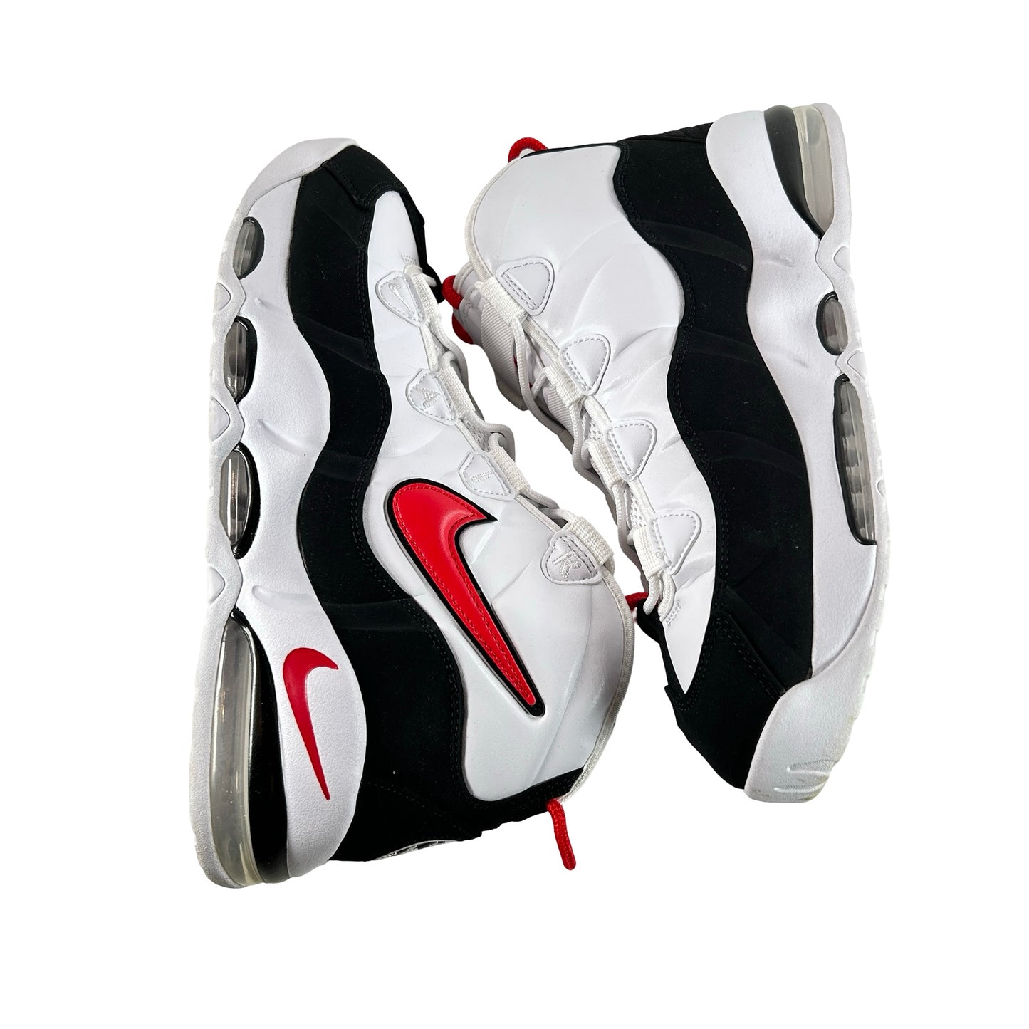 CK0892 101 Nike Air Max Uptempo 95 White Red Black [USED] - 12 M (Used)