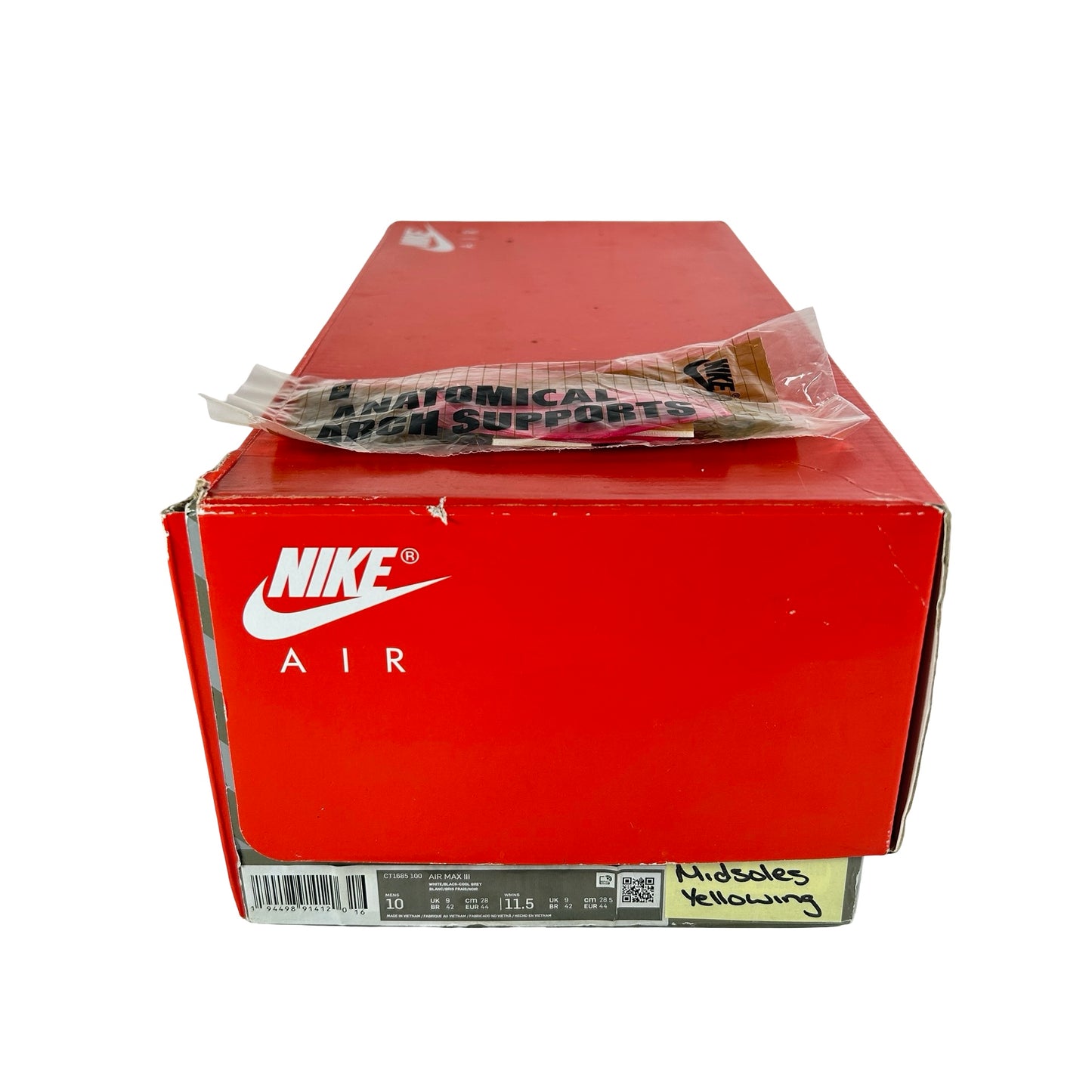 CT1685 100 Nike Air Max 90 Infrared (2020) [CONDITIONAL] - 10 M (Midsoles Slightly Yellowing)