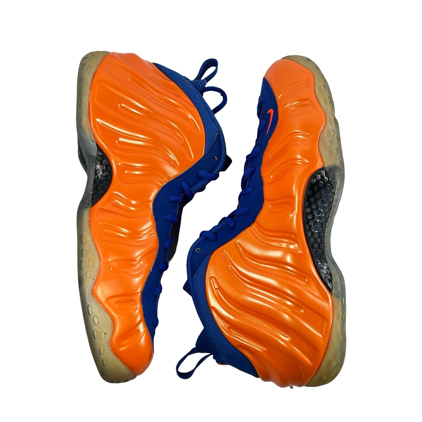 314996 801 Nike Air Foamposite One Knicks [USED] - 14 M (Used) (No Insoles)