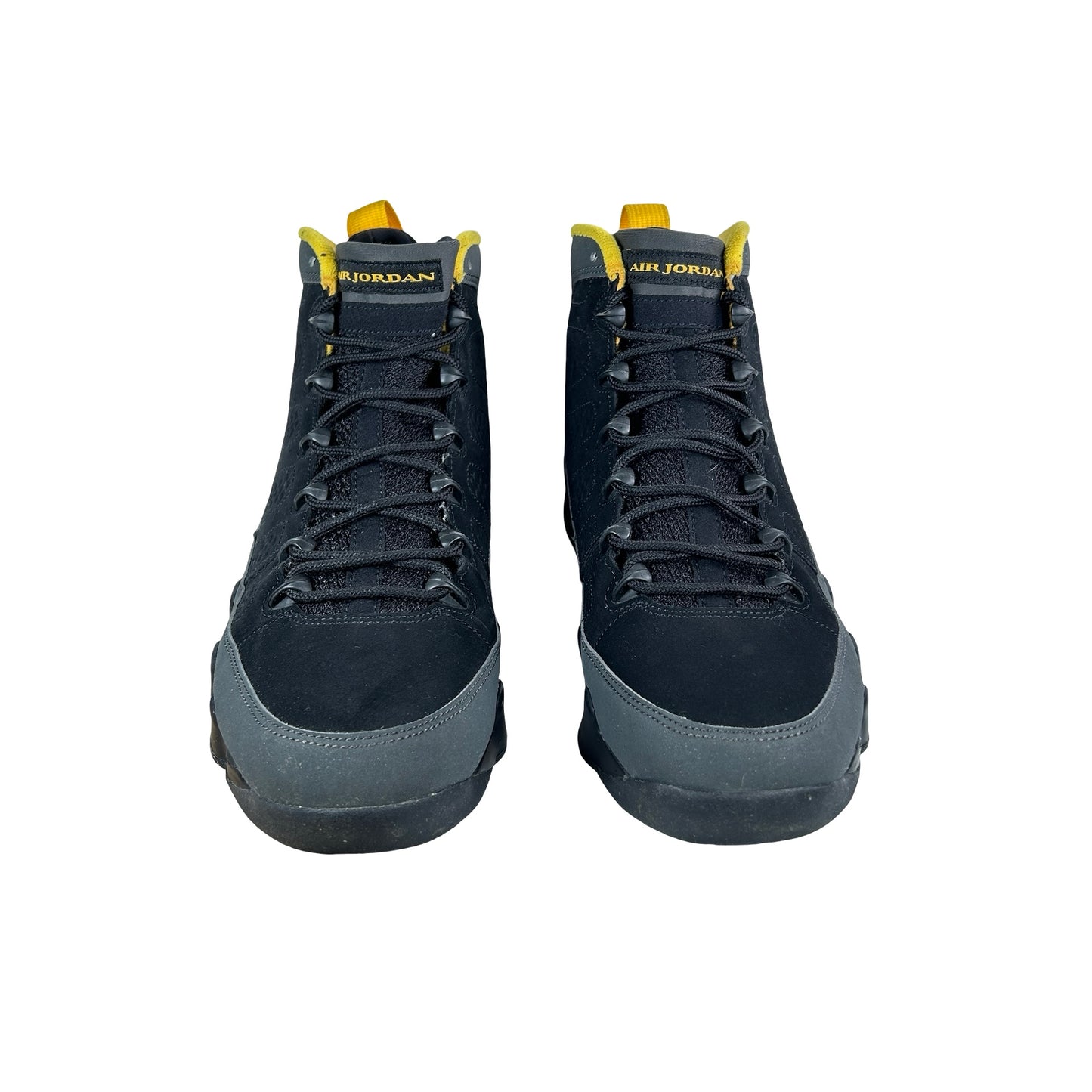 CT8019 070 Jordan 9 Retro Dark Charcoal University Gold [USED] - 10 M (Used4)