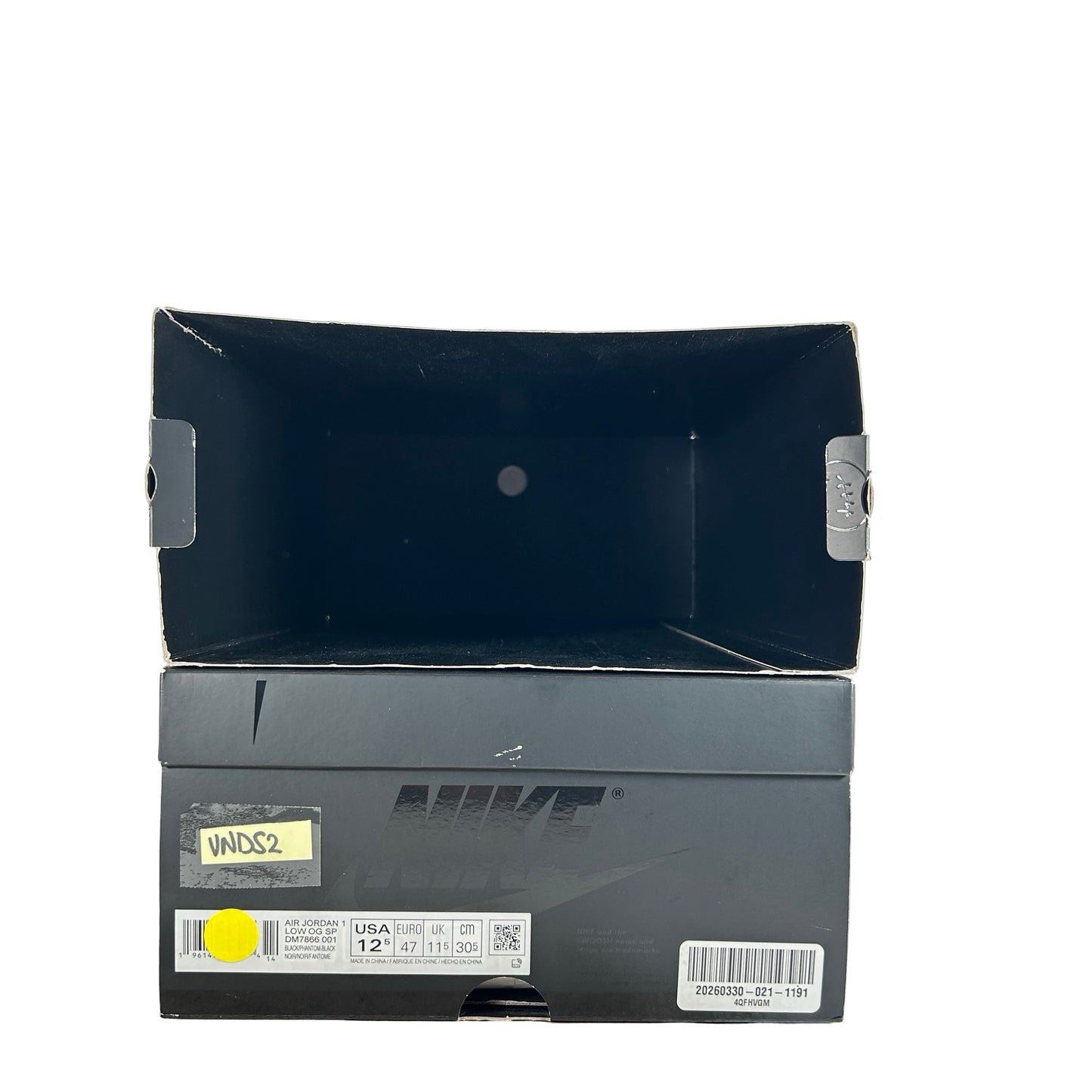 DM7866 001 Jordan 1 Retro Low OG Travis Scott Black Phantom [USED] - 12.5 M (VNDS2)
