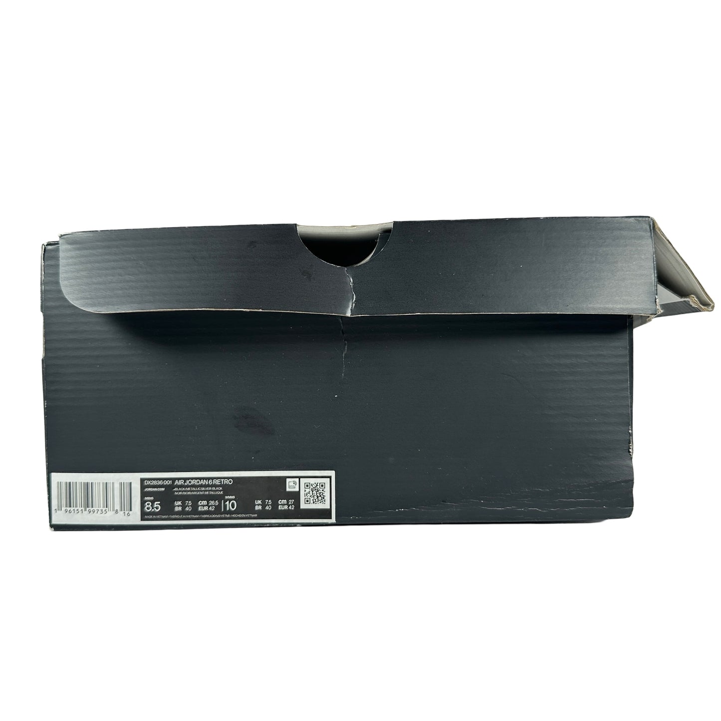 DX2836 001 Jordan 6 Retro Chrome [USED] - 8.5 M (Used)