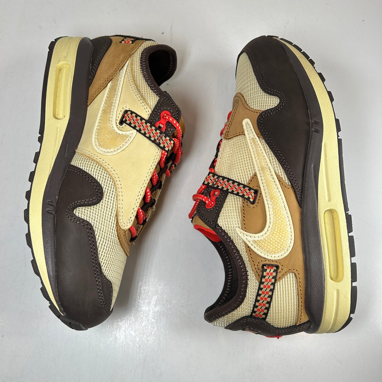 DO9392 200 Nike Air Max 1 Travis Scott Cactus Jack Baroque Brown [USED] - 7.5 M (Used)