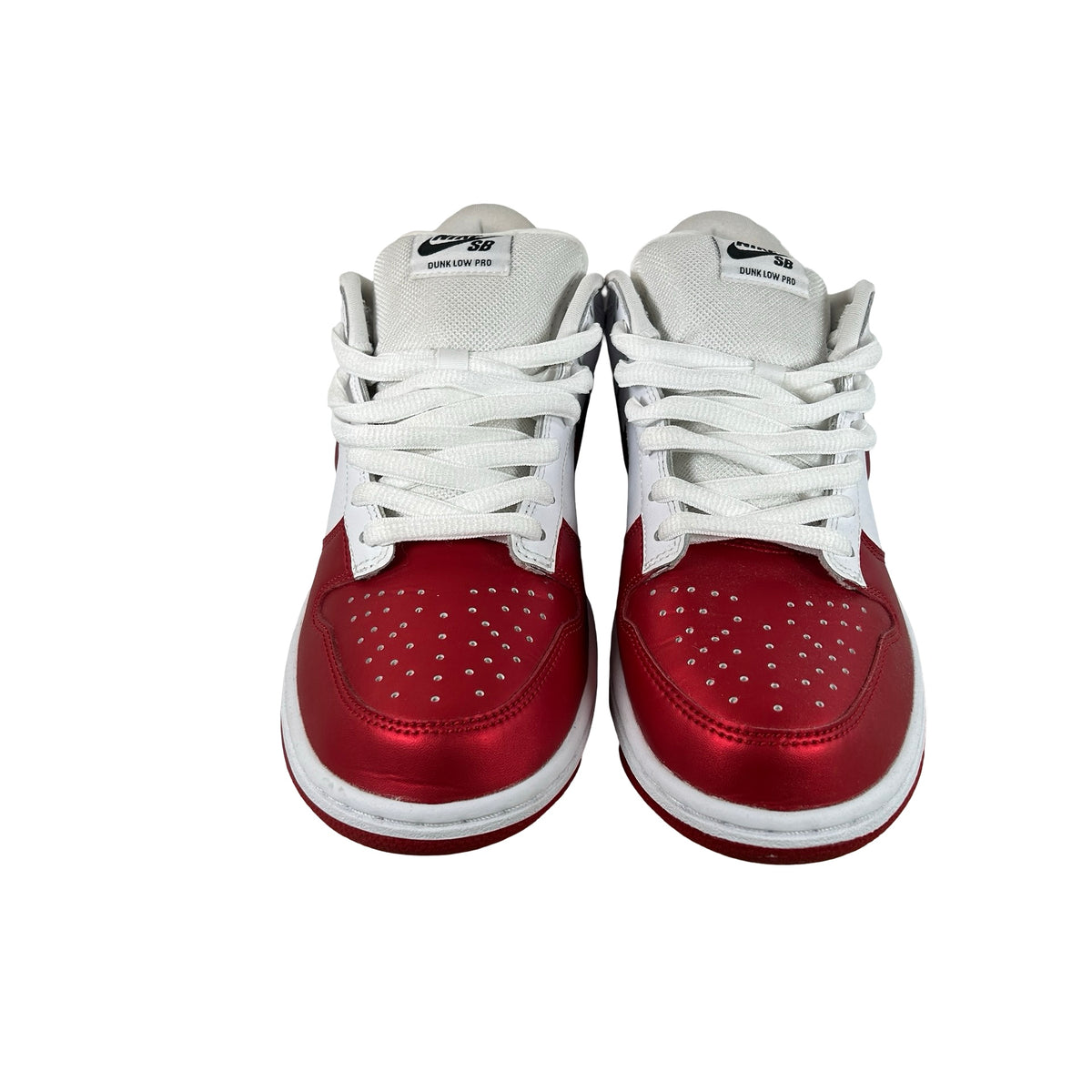 CK3480 600 Nike SB Dunk Low Supreme Jewel Swoosh Red [USED] - 8.5 M (Used)
