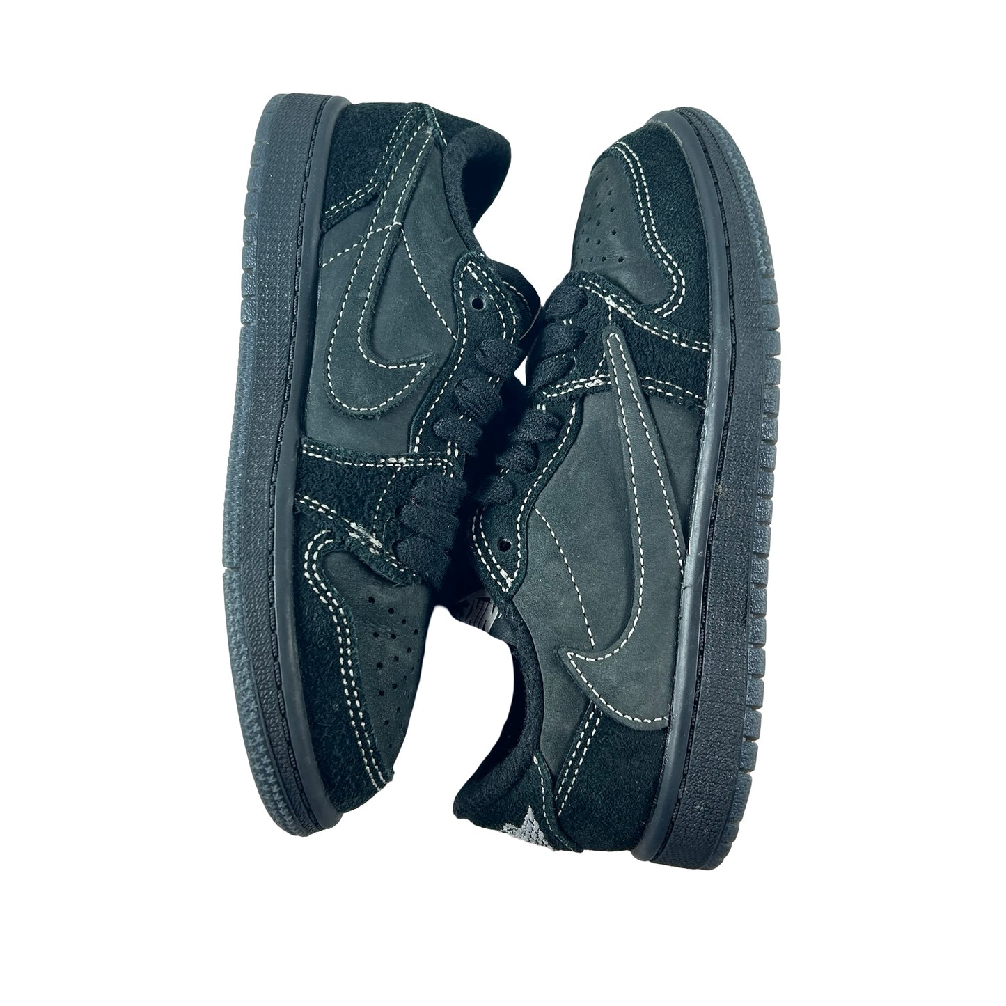 DO5442 001 Jordan 1 Retro Low OG SP Travis Scott Black Phantom (PS) [USED] - 13 C (Used) (No Box)