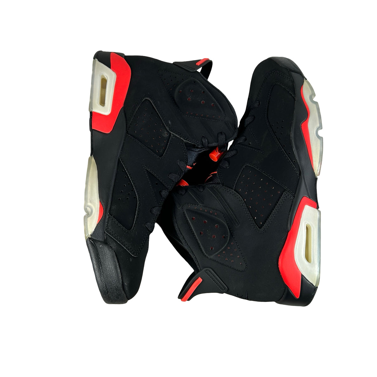 384664 060 Jordan 6 Retro Black Infrared (2019) - 10.5 M (Yellowing) (No Box)