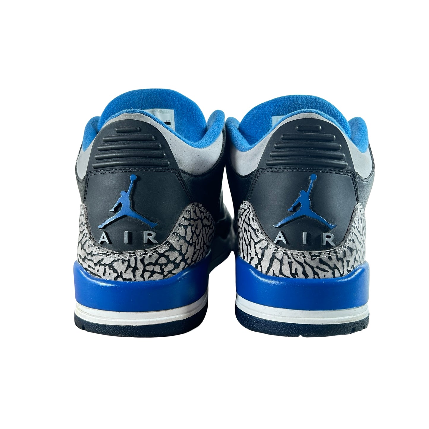 136064 007 Jordan 3 Retro Sport Blue [USED] - 10.5 M (Used2) (Replace Box2)