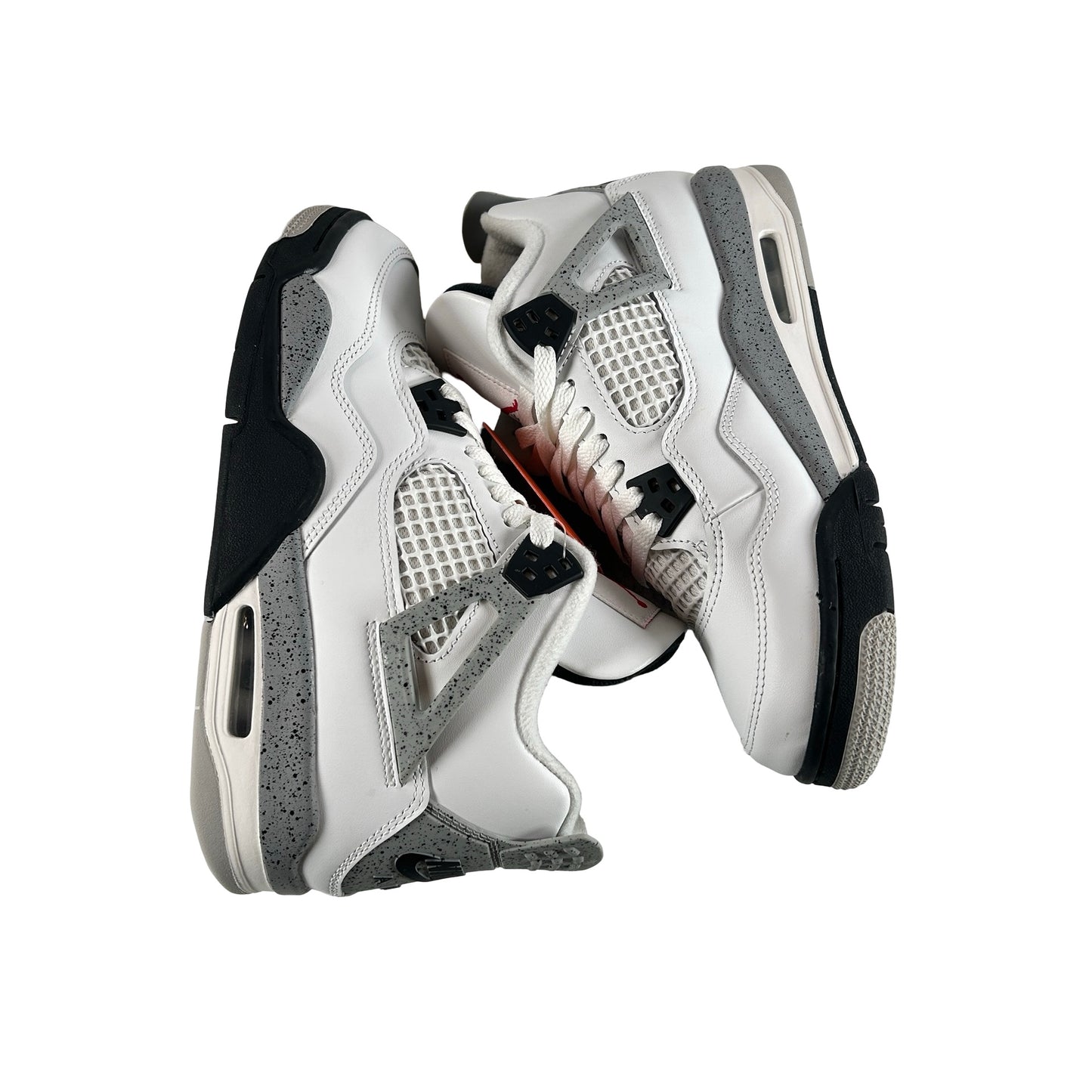 IB4171 100 Jordan 4 Retro White Cement (2025) (GS) [CONDITIONAL] - 6.5 Y (Factory Defects)