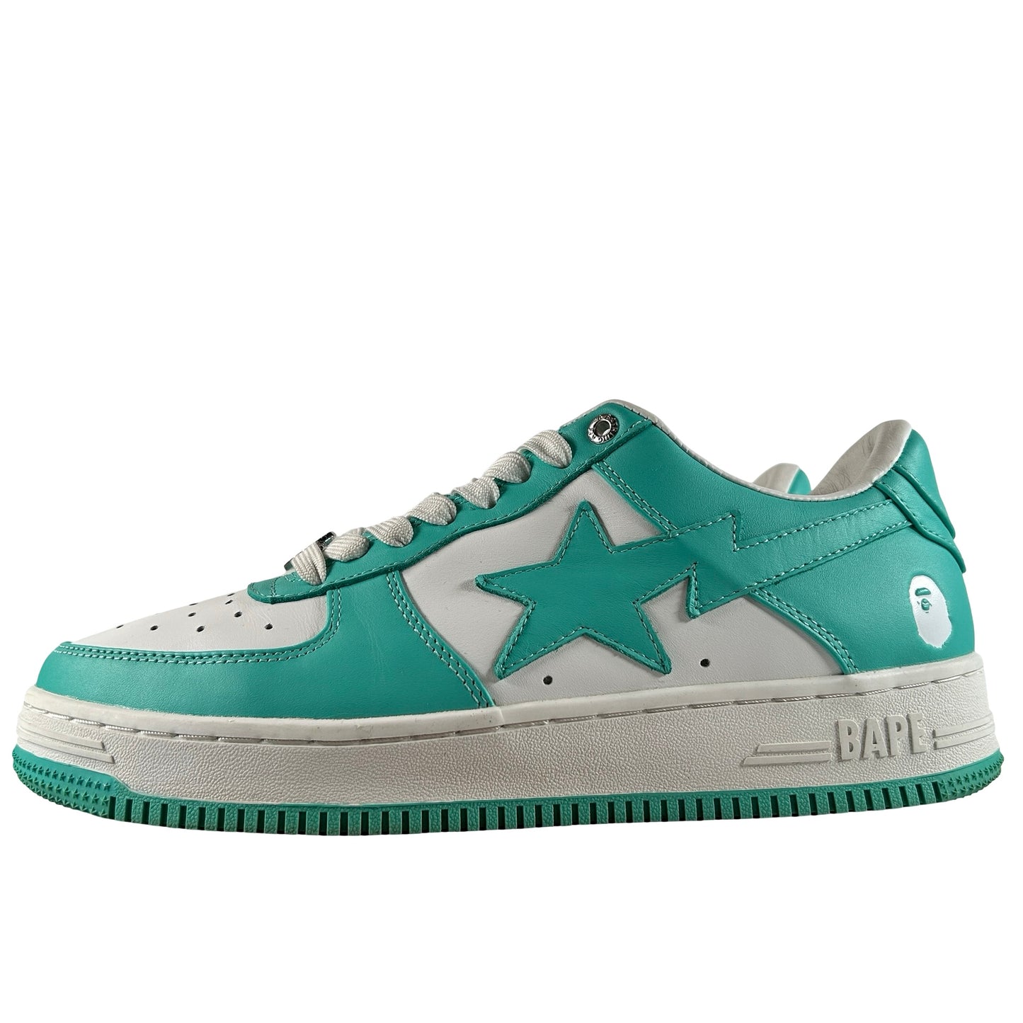 1I70 291 006 A Bathing Ape Bape Sta White Green (2022) [USED] - 10 M (Used)