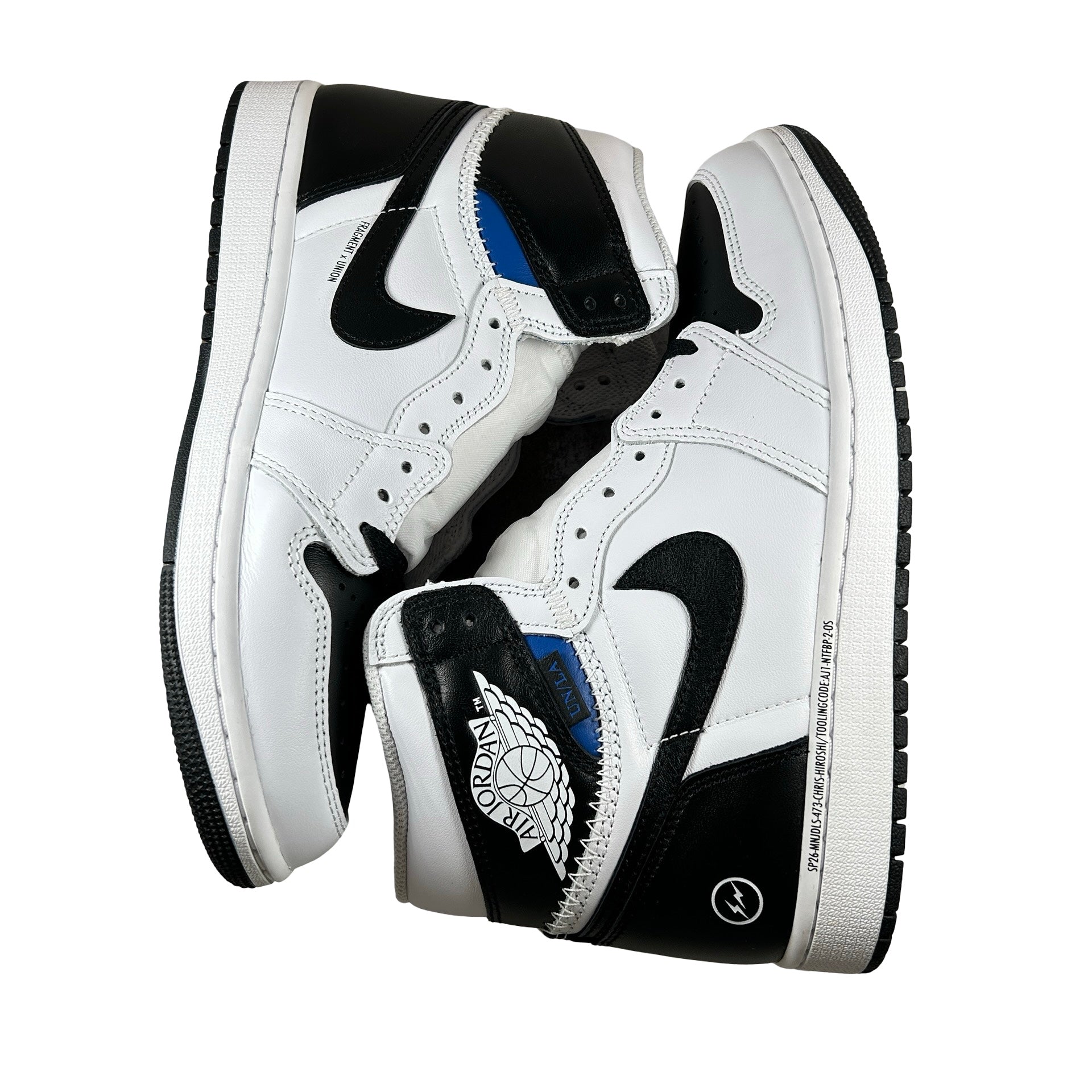 II7282 100 Air Jordan 1 Retro High OG SP Fragment x Union LA White