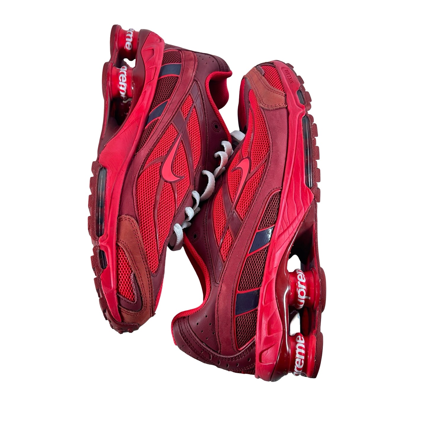 DN1615 600 Nike Shox Ride 2 SP Supreme Red [USED] - 10.5 M (Used) (No Box)