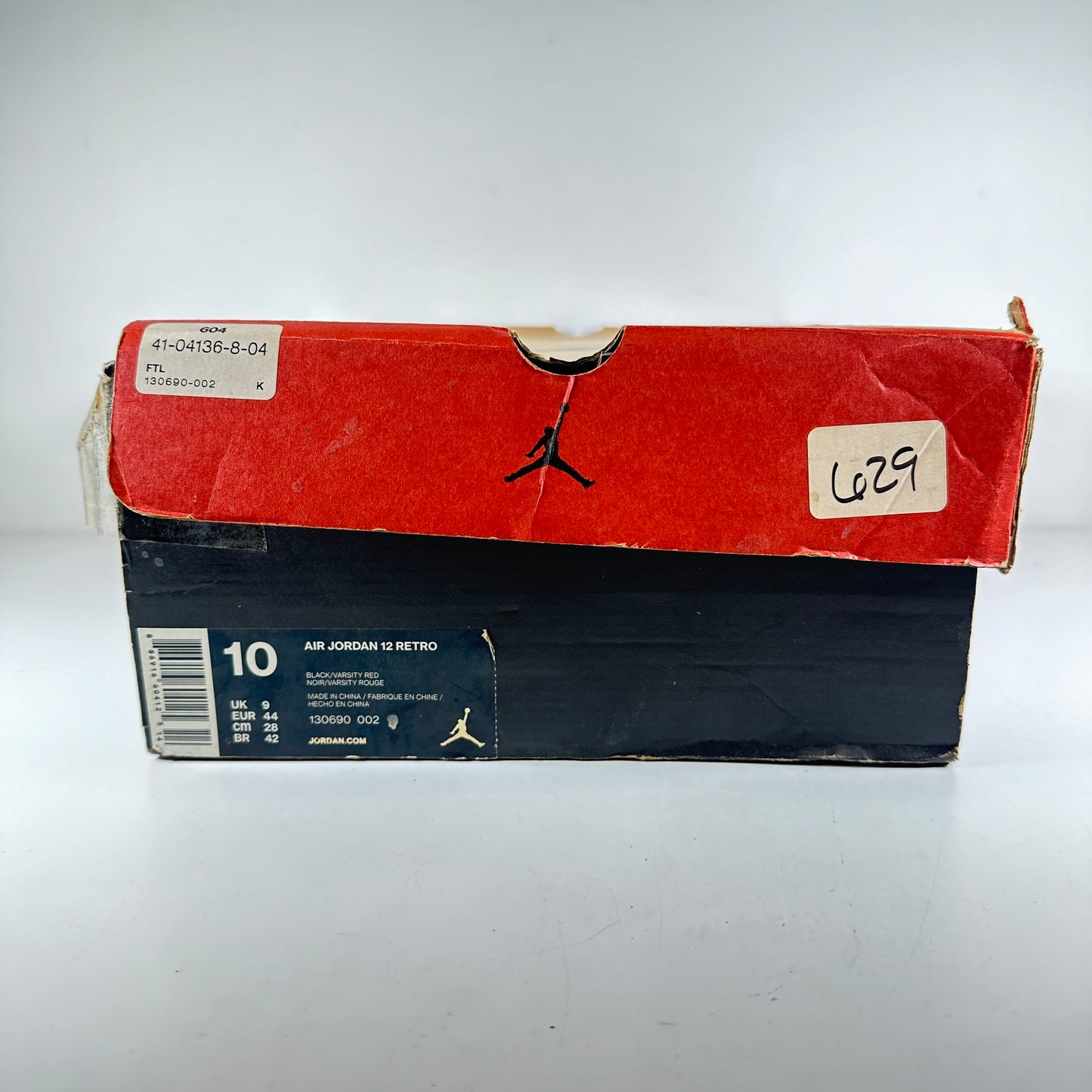 130690 002 Jordan 12 Retro Flu Game (2016) [USED] - 10 M (Used)