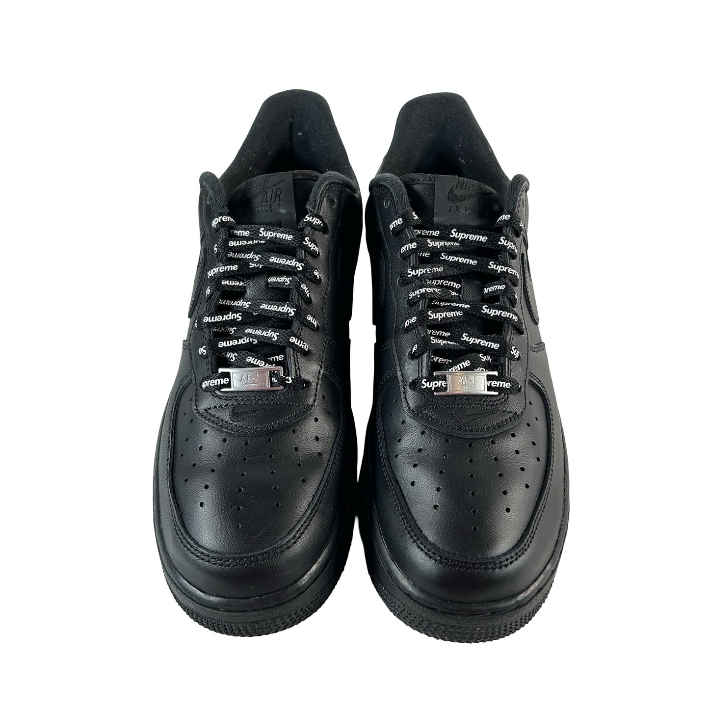 CU9225 001 Air Force 1 Low Supreme Black [USED] - 9 M (Used7)