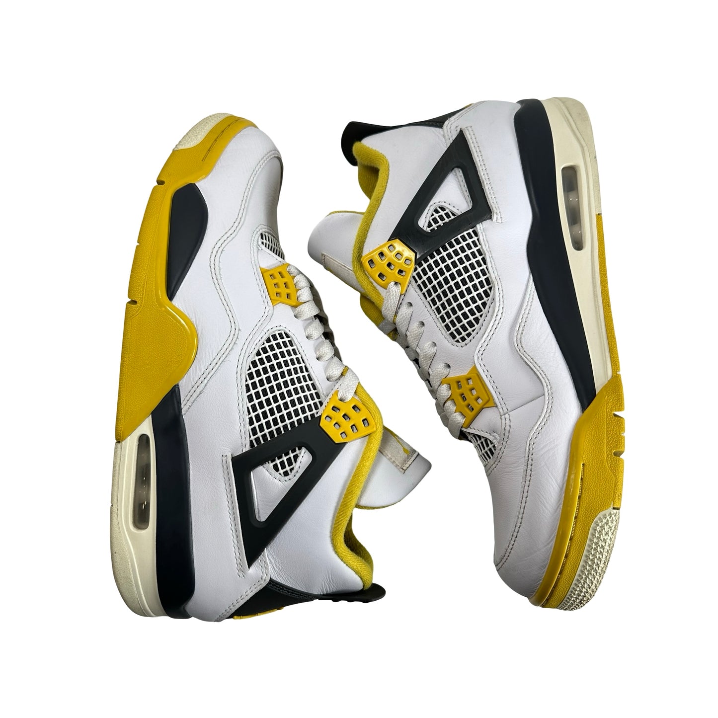AQ9129 101 Jordan 4 Retro Vivid Sulfur (Women's) [USED] - 11.5 W (Used)