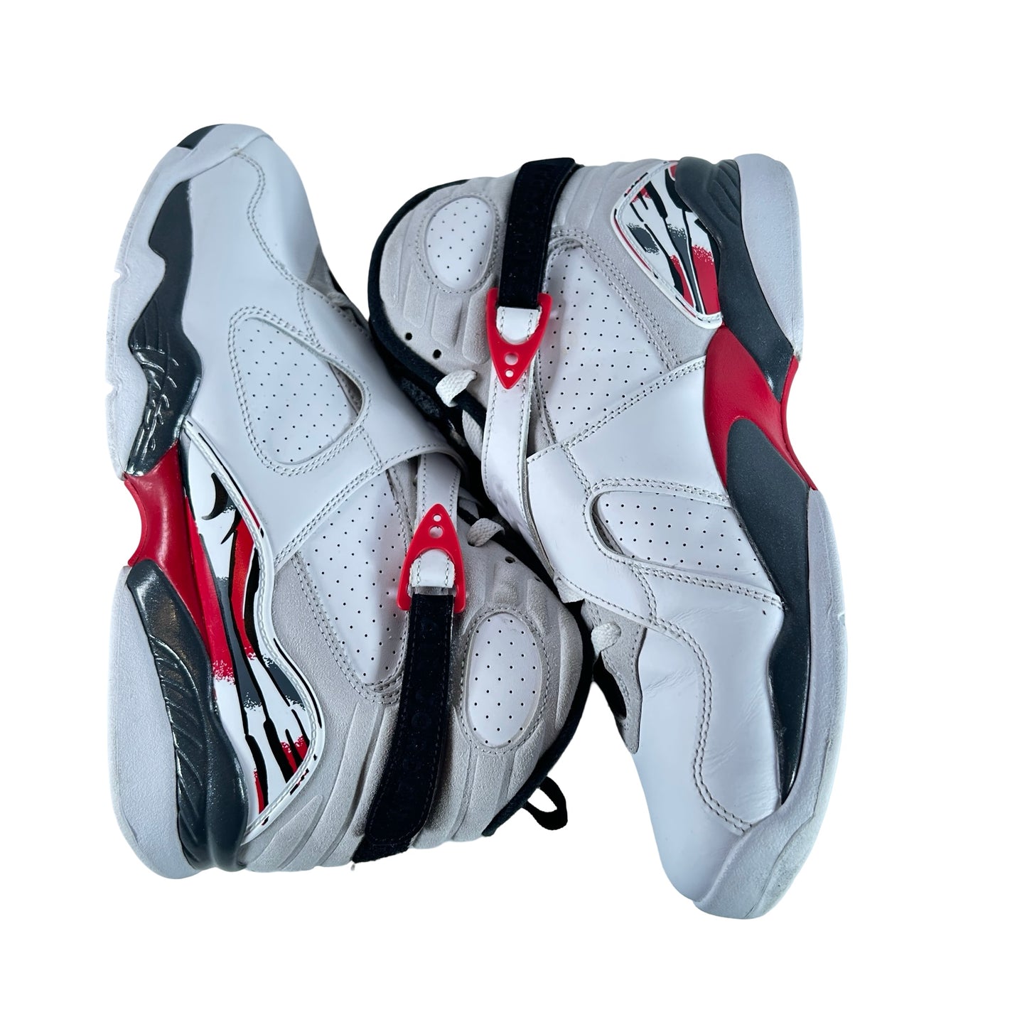 305381 100 Jordan 8 Retro White True Red (2025) [USED] - 10 M (Used4)