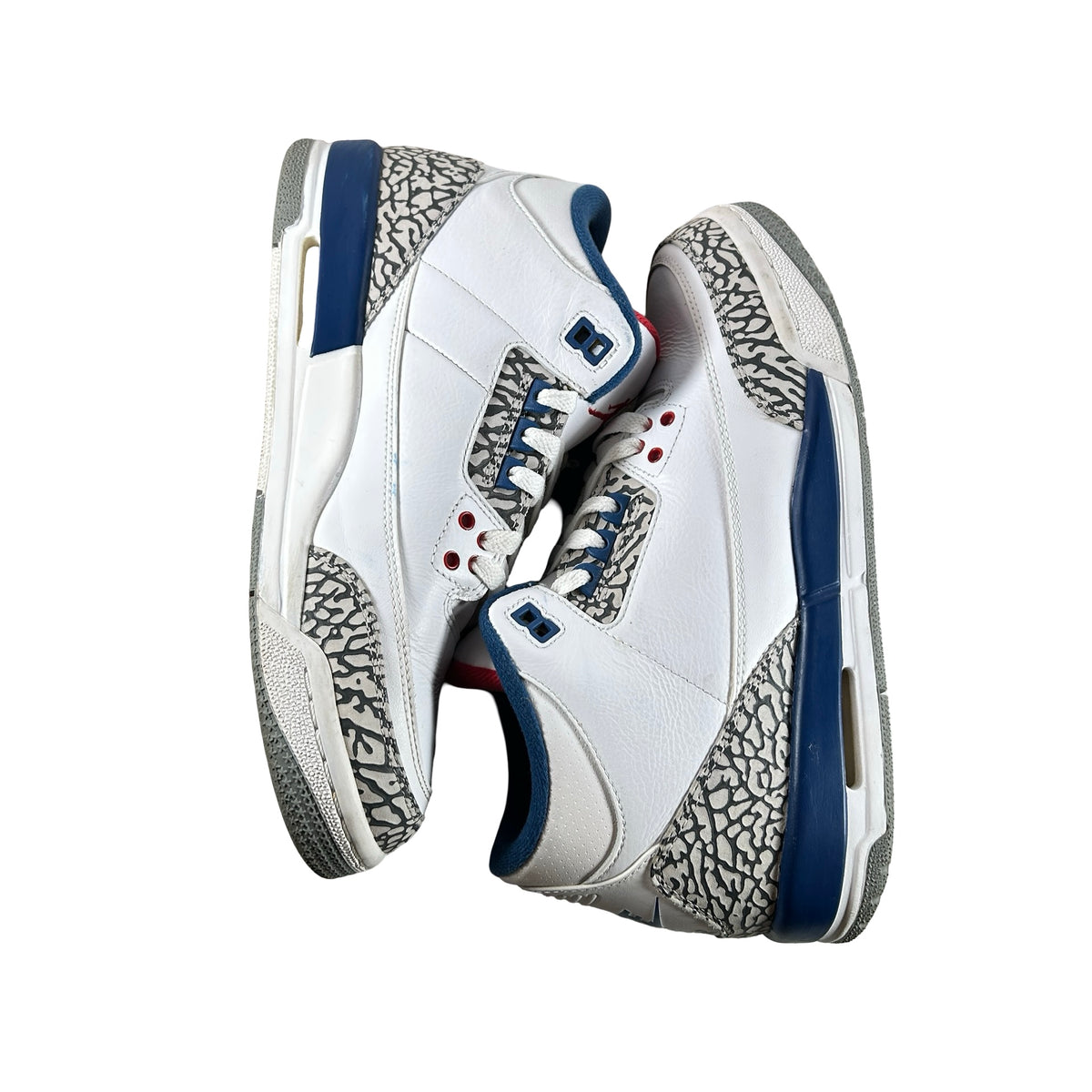 854261 106 Jordan 3 Retro True Blue (2016) (GS) [USED] - 7 Y (Used)