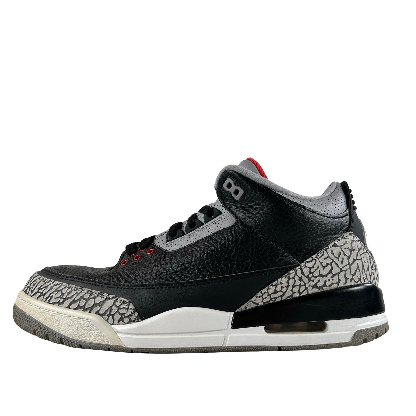 854262 001 Jordan 3 Black Cement 2018 [USED] - 11.5 M (Used) (No Box)