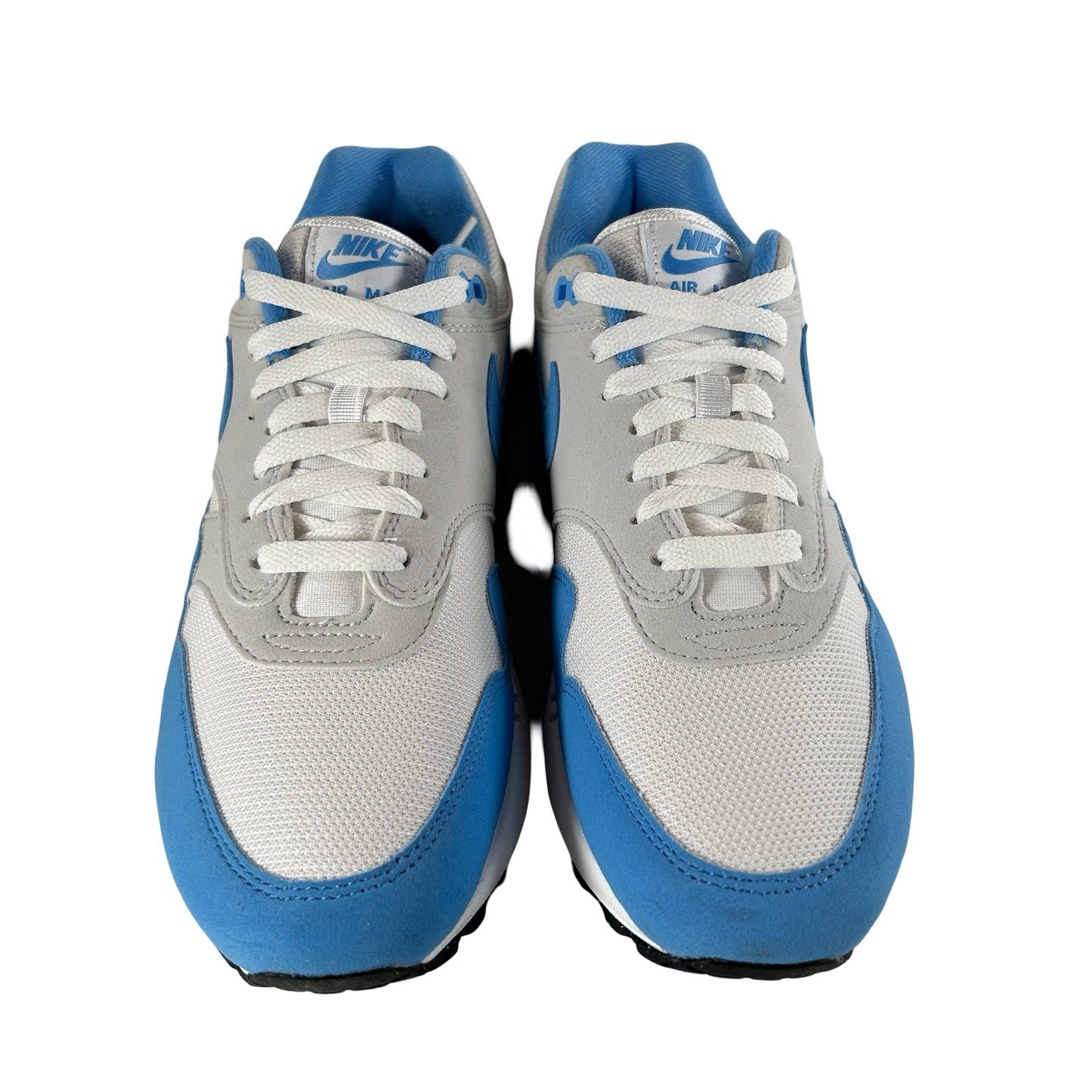 FD9082 103 Nike Air Max 1 White University Blue [USED] - 9 M (Used)