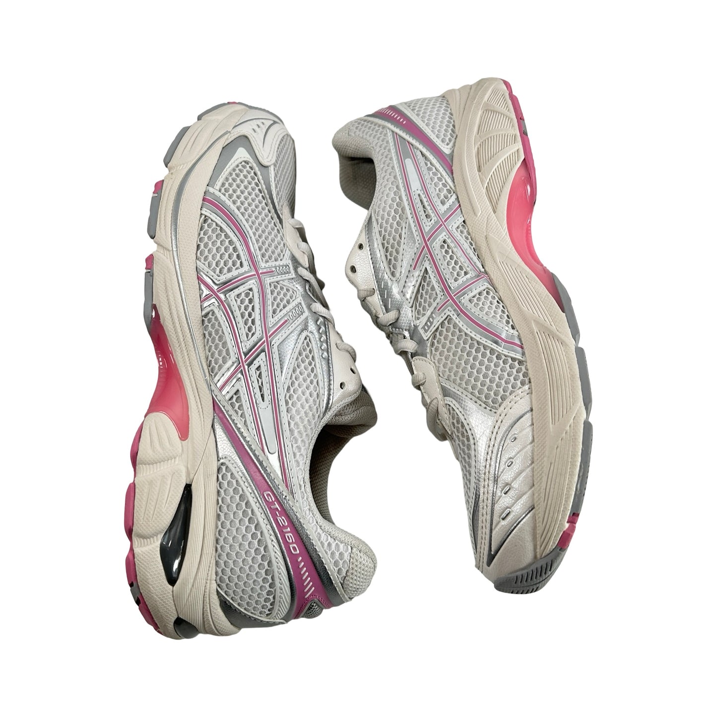 1203A275 107 ASICS GT-2160 White Sweet Pink [USED] - 9 M (Used)