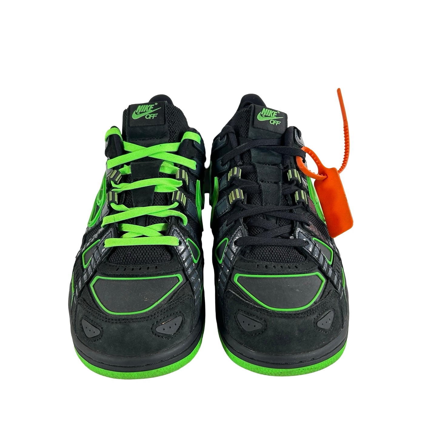 CU6015 001 Nike Air Rubber Dunk Off-White Green Strike [USED] - 10.5 M (Used)