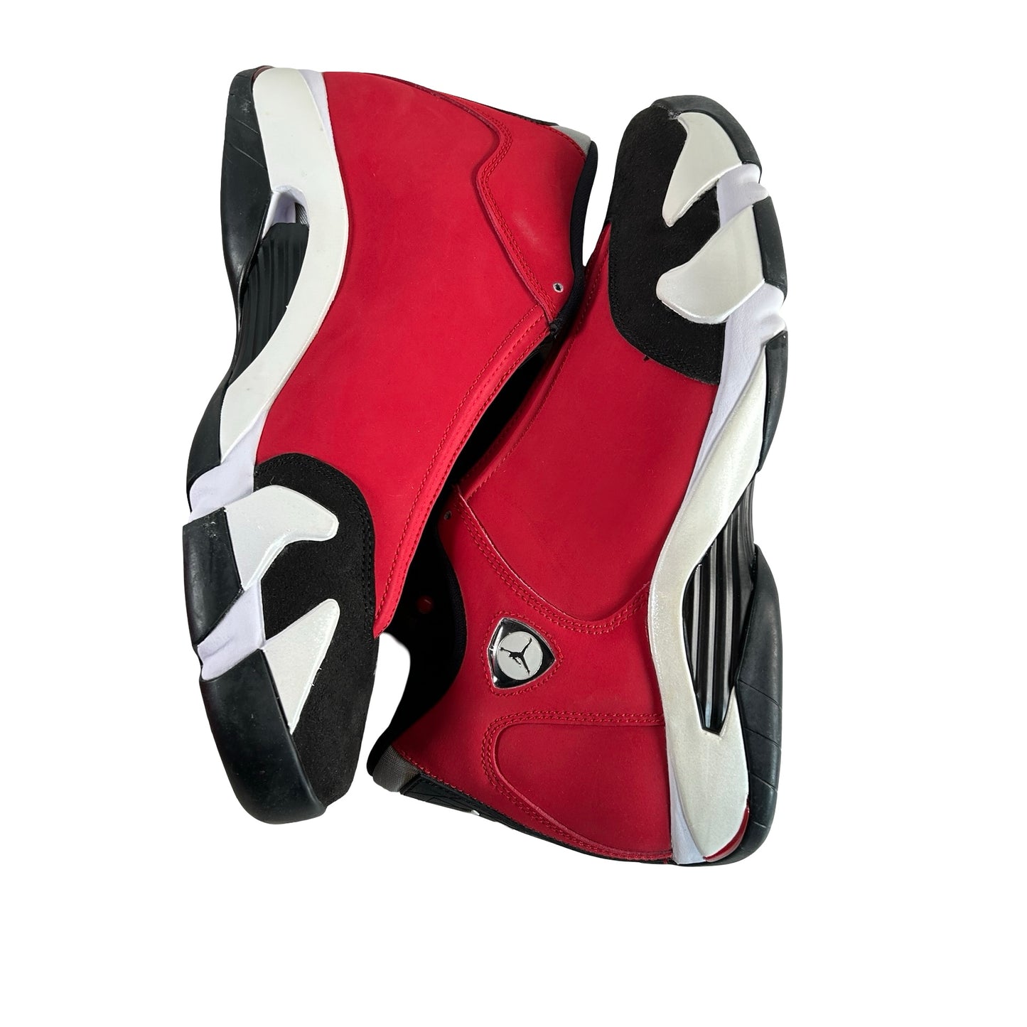 487471 006 Jordan 14 Retro Gym Red Toro - 11 M (Yellowing Midsole)