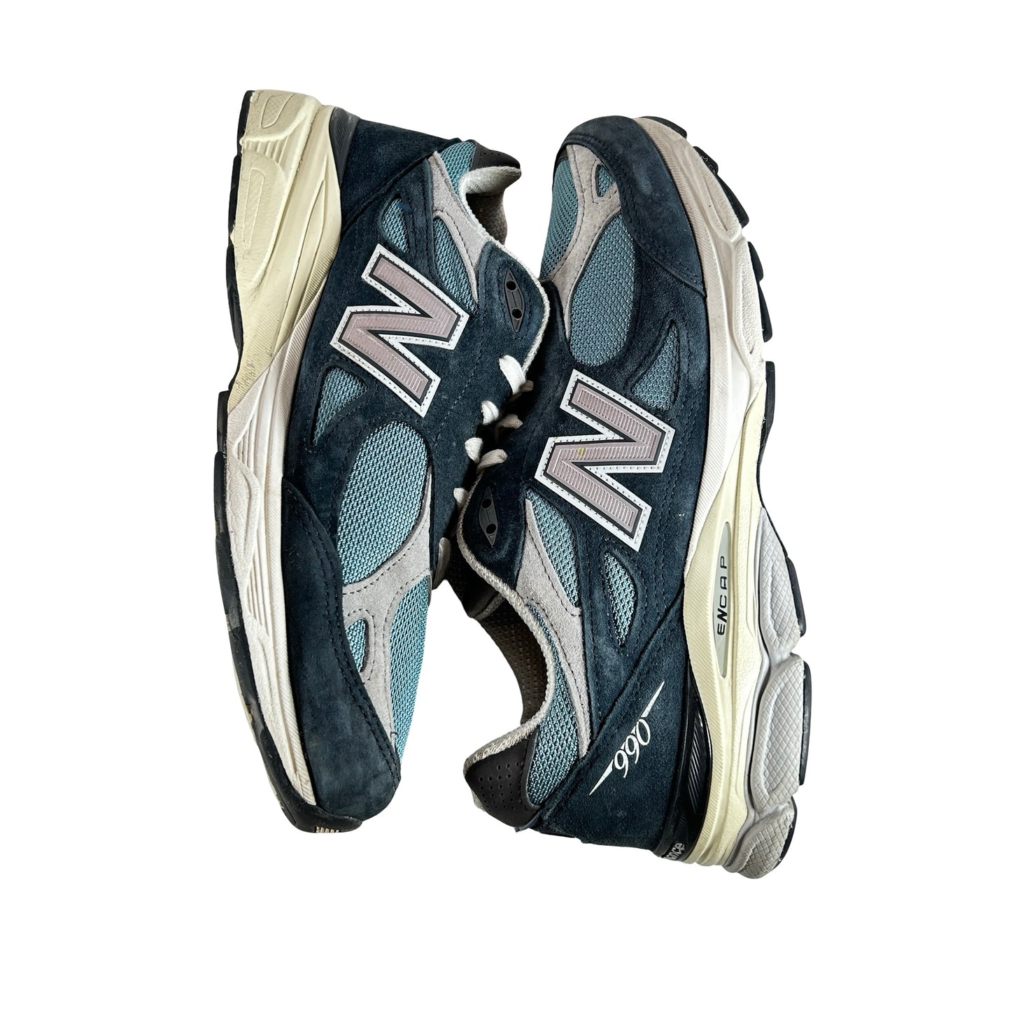 M990TE3 New Balance 990v3 MiUSA Teddy Santis Navy Castlerock [USED] - 11 M (Used)