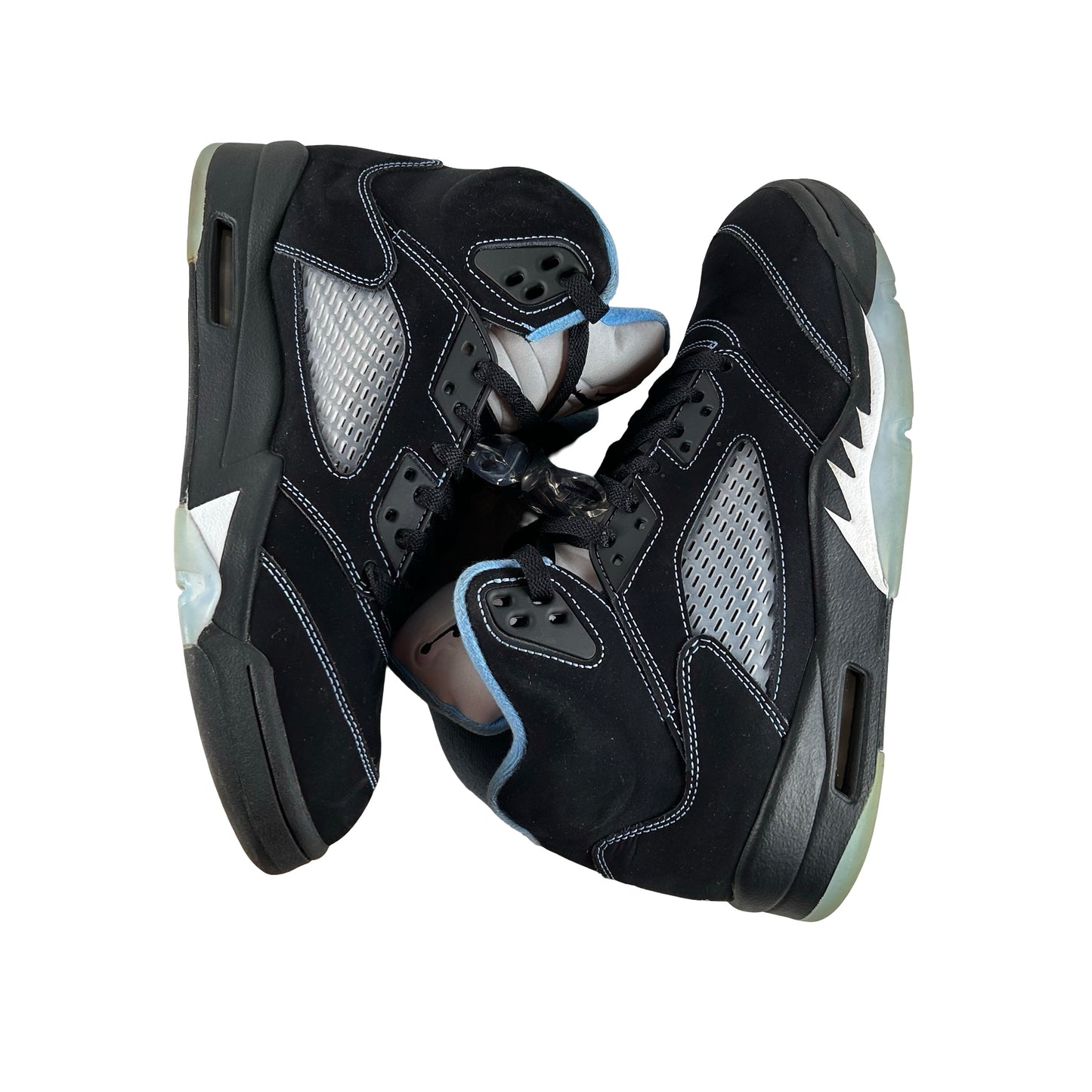 DD0587 008 Air Jordan 5 Retro Black University Blue (2026) [USED] - 9.5 M (Used3)
