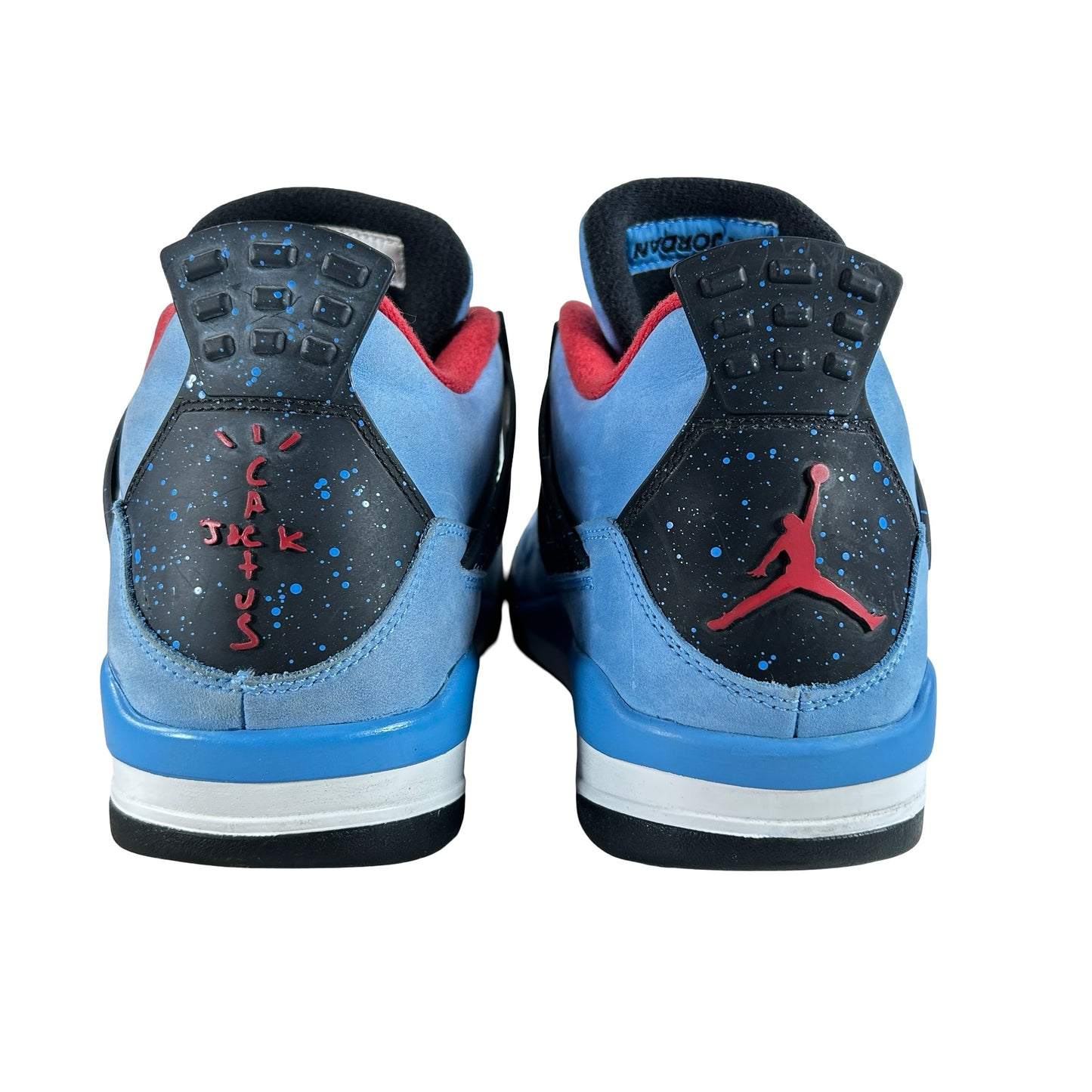 308497 406 Jordan 4 Retro Travis Scott Cactus Jack [USED] - 12 M (Used) (Missing Left Insole)