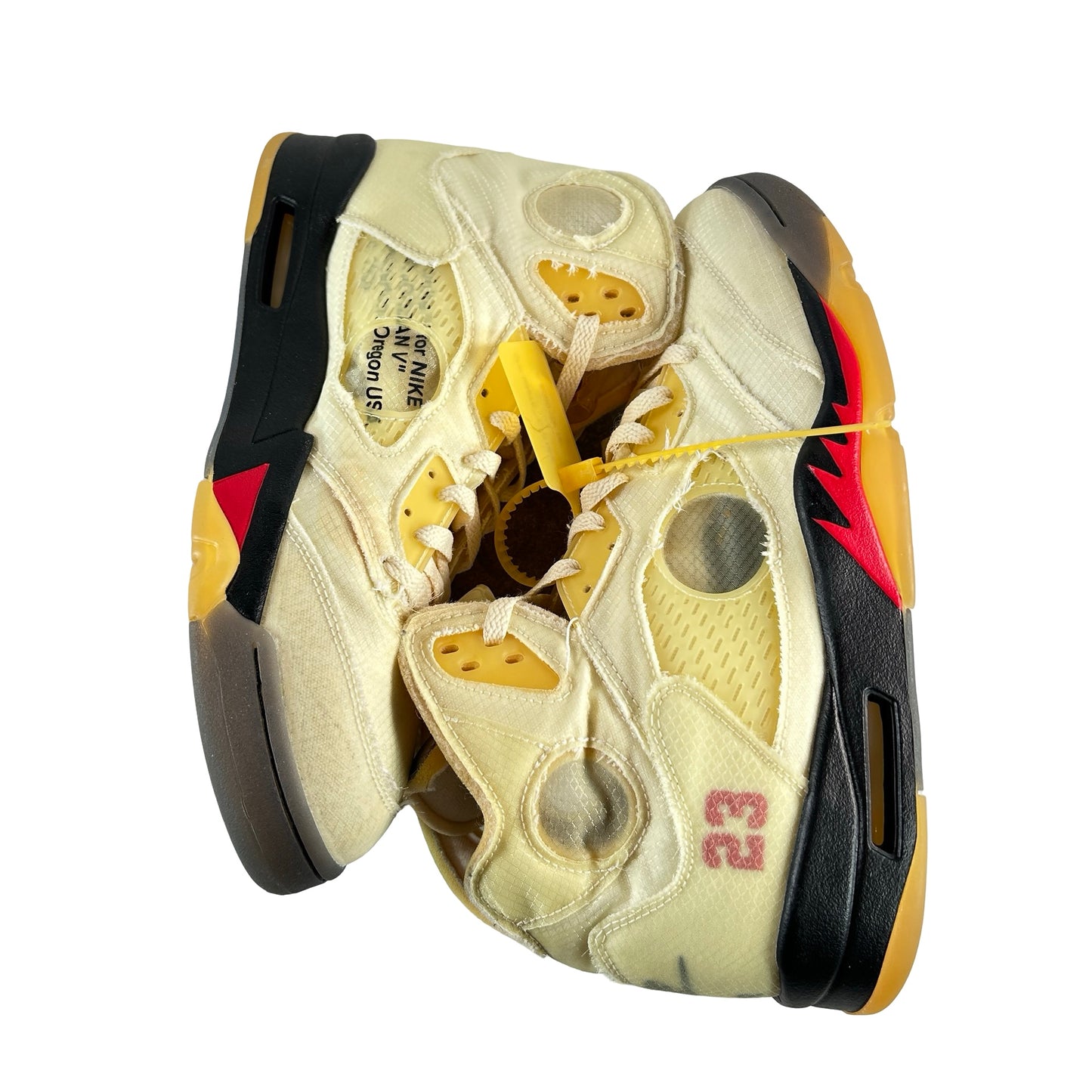 DH8565 100 Jordan 5 Off-White Sail [USED] - 13 M (Used7)
