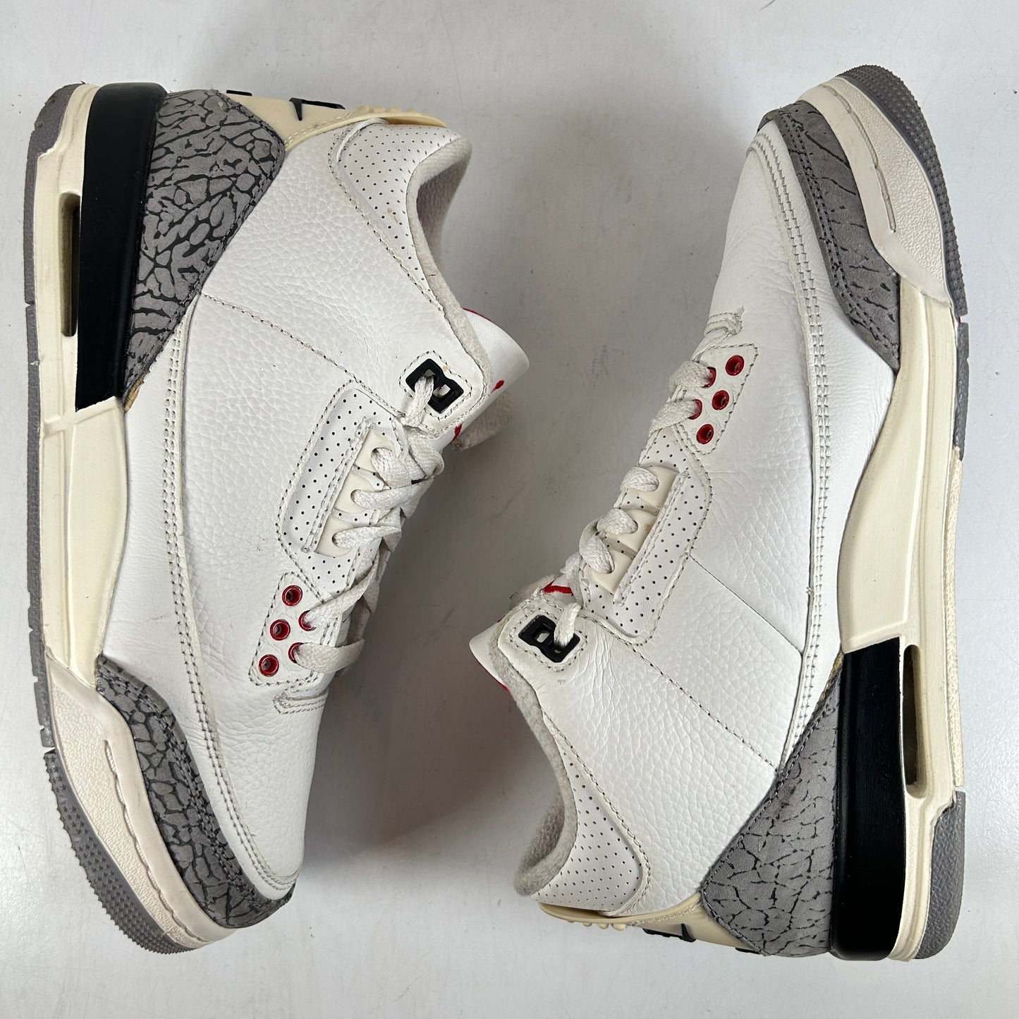DM0967 100 Jordan 3 Retro White Cement Reimagined (GS) [USED] - 7 Y (Used3)