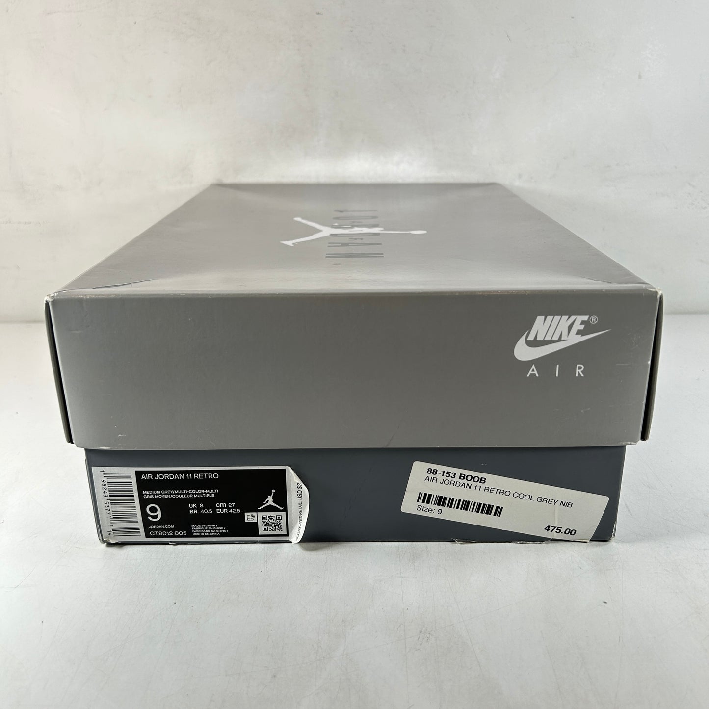 CT8012 005 Jordan 11 Retro Cool Grey (2021) [USED] - 9 M (Used)