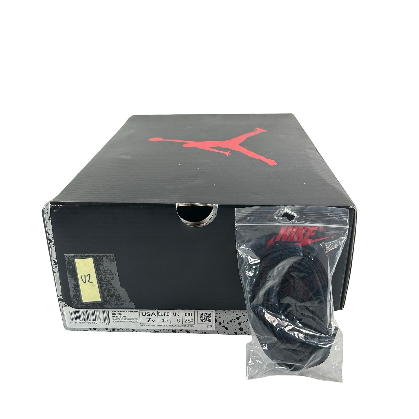 HF3976 001 Jordan 5 Retro OG Black Metallic Reimagined (GS) [USED] - 7 Y (Used2)