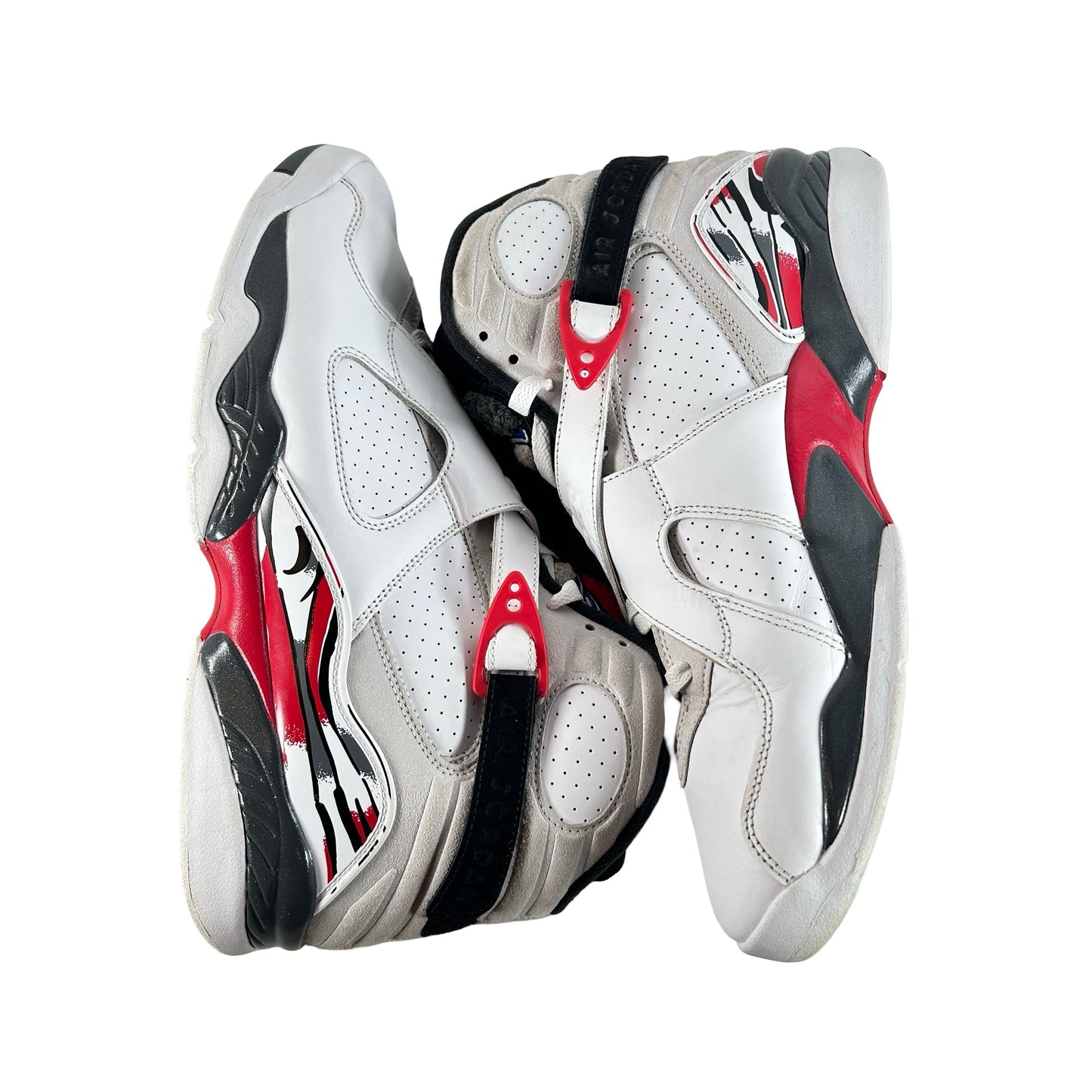 305381 100 Jordan 8 Retro White True Red (2025) [USED] - 12 M (Used) (No Box)