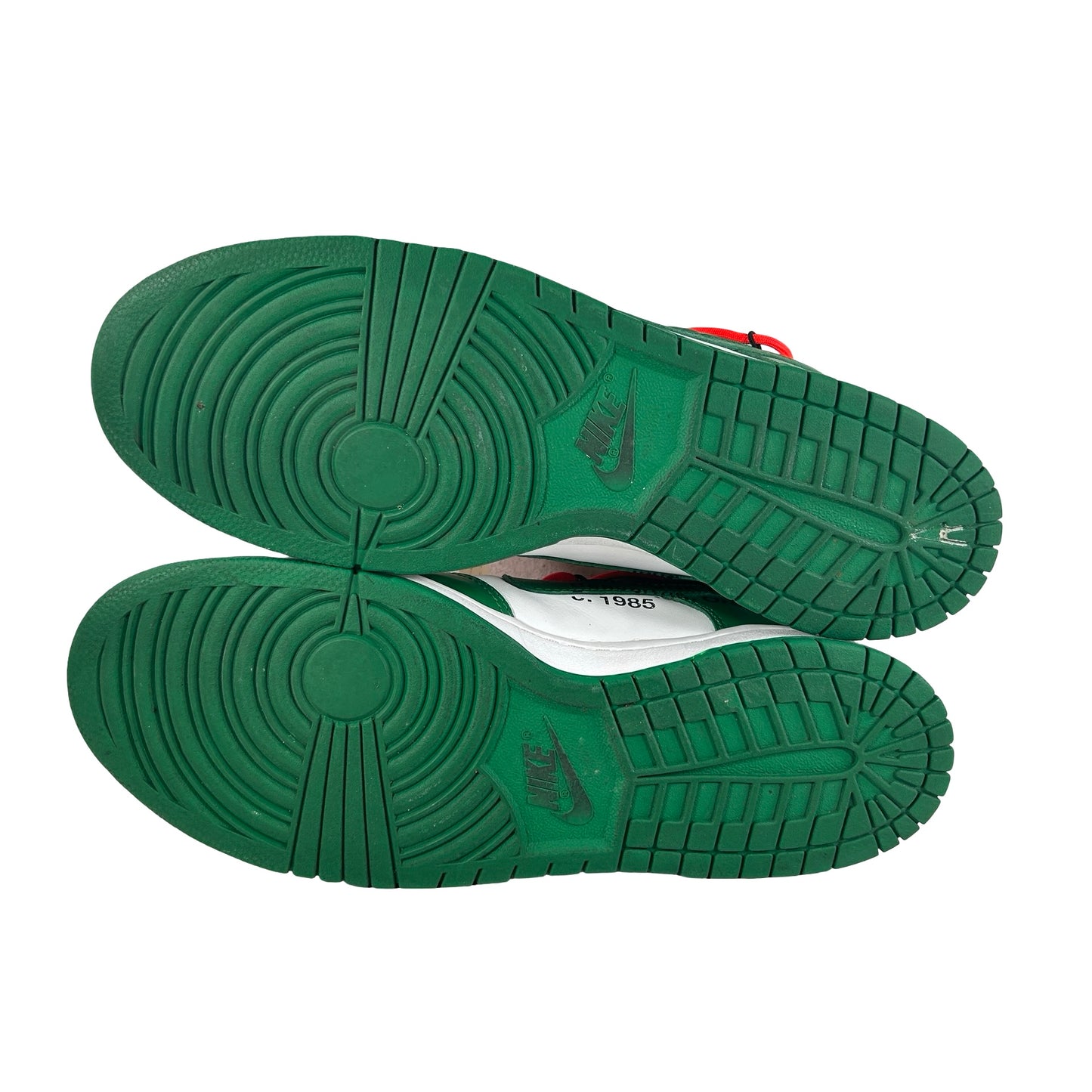 CT0856 100 Nike Dunk Low Off-White Green [USED] - 12 M (Used)