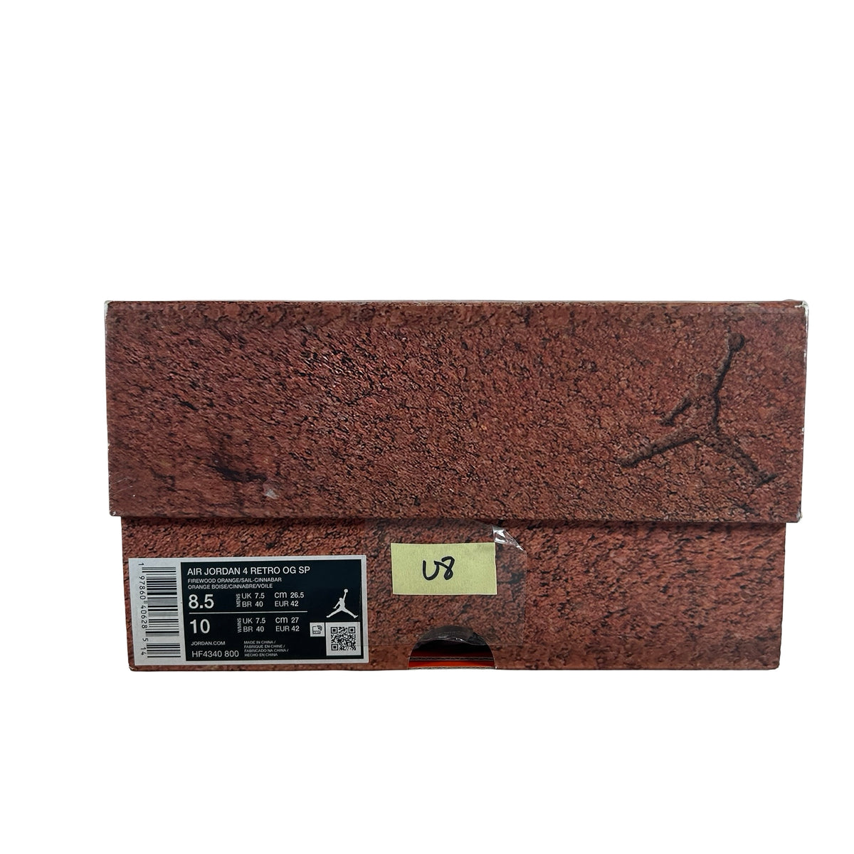 HF4340 800 Air Jordan 4 Retro OG SP Nigel Sylvester Brick by Brick [USED] - 8.5 M (Used8)